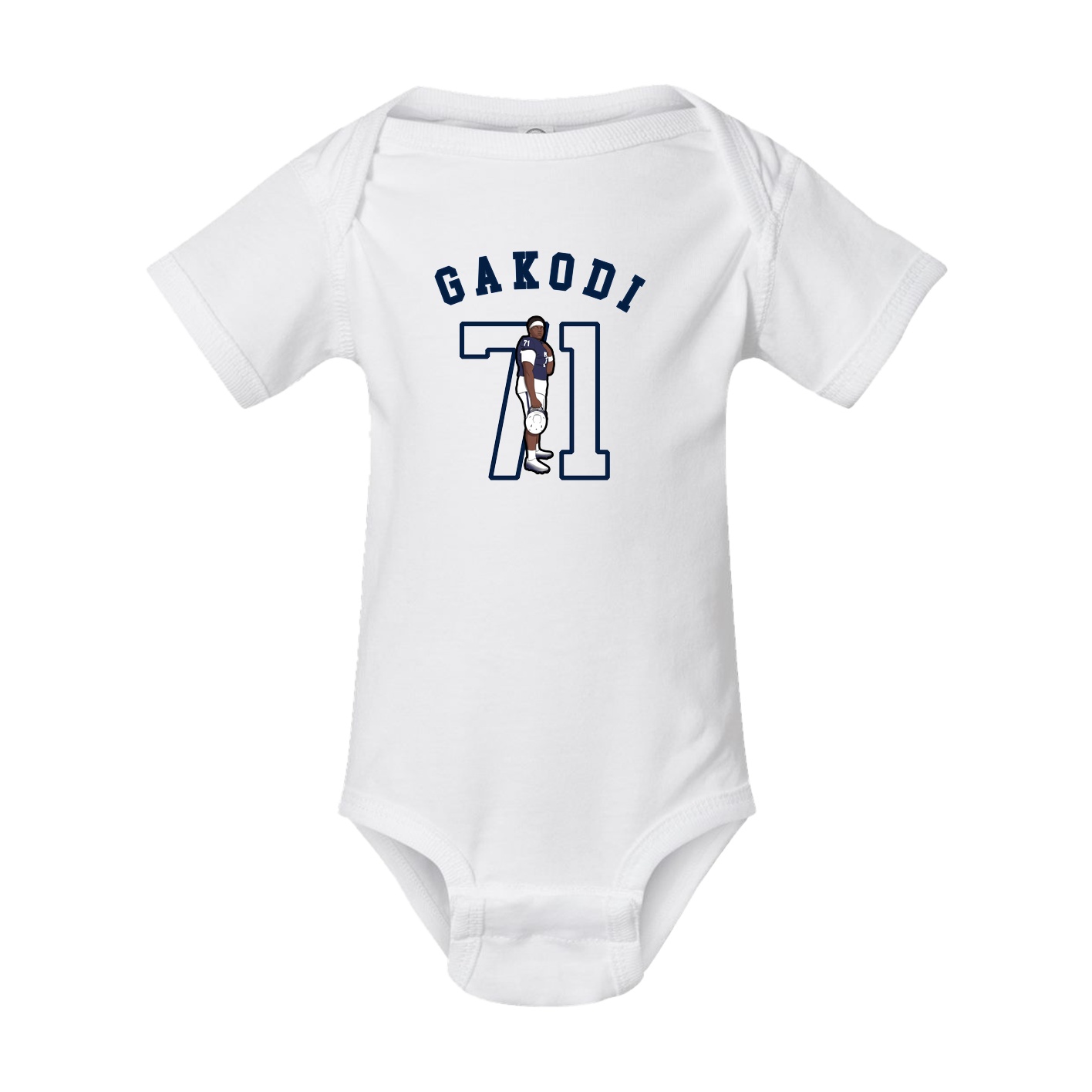 Baby Onesie — Shirsey Arch in White