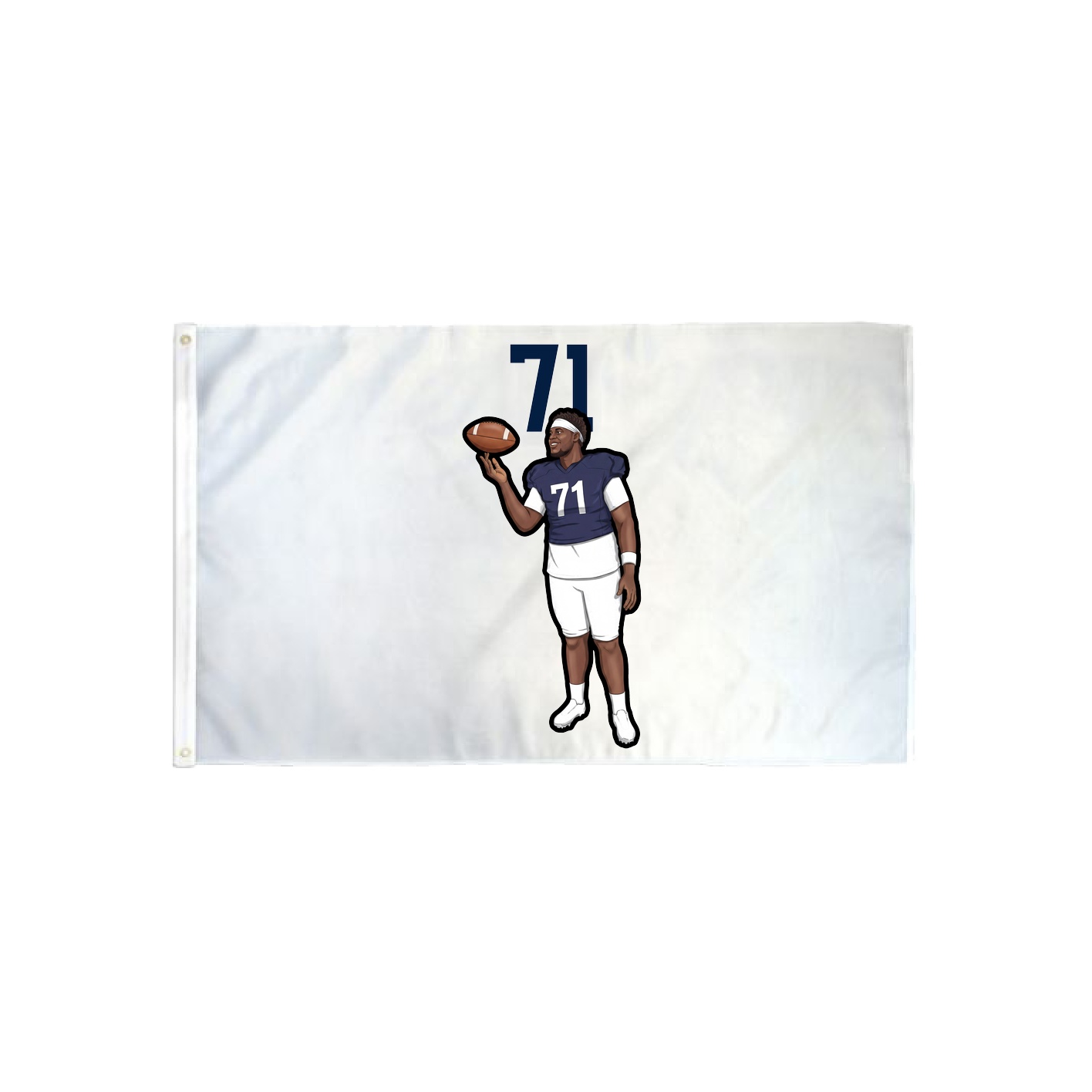 3x5 Flag — Number Top in Classic