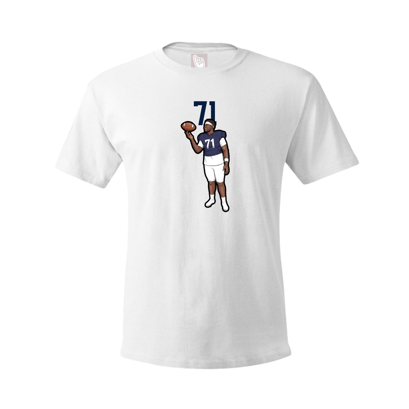 Tee — Number Top in White