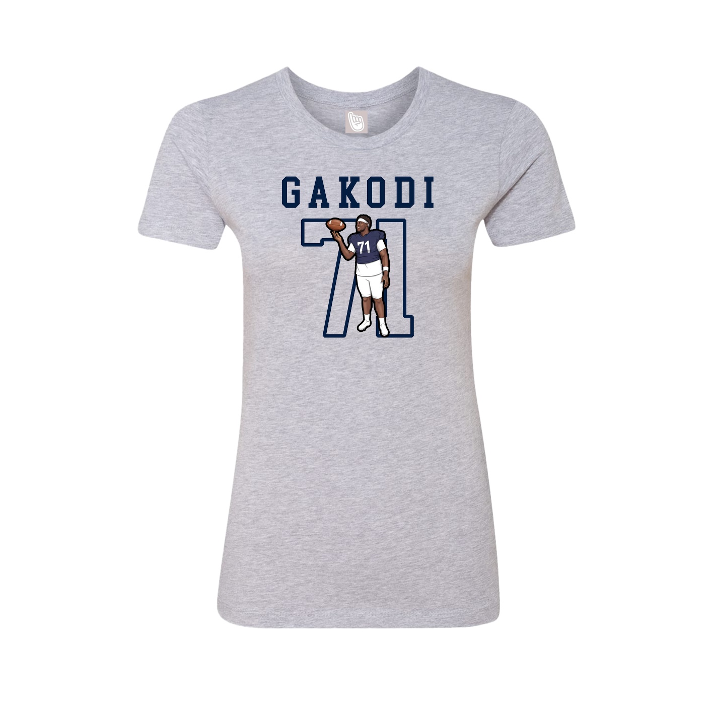 Fitted Women's Tee — Shirsey in Grey