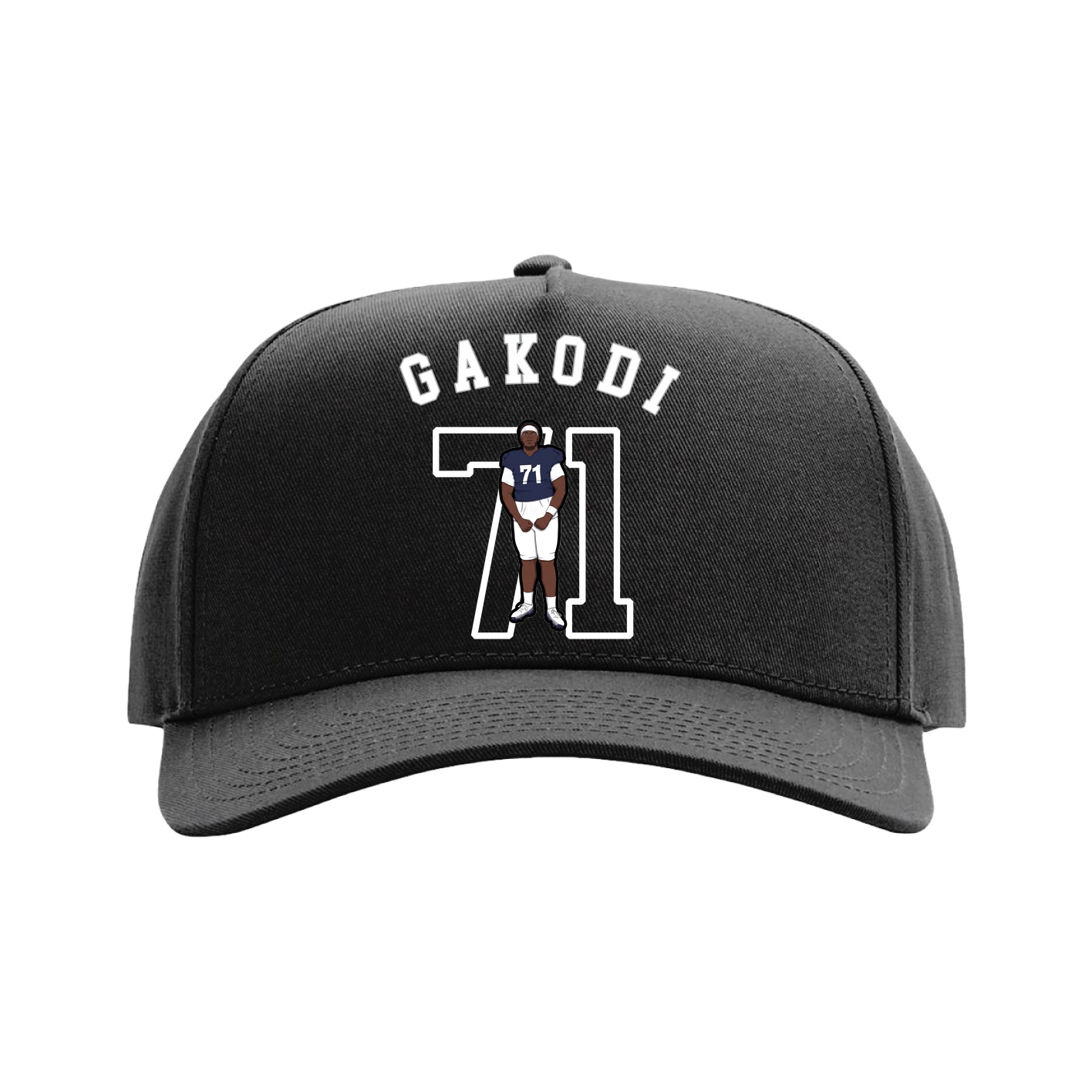 Full Fabric Five-Panel Champ Cap