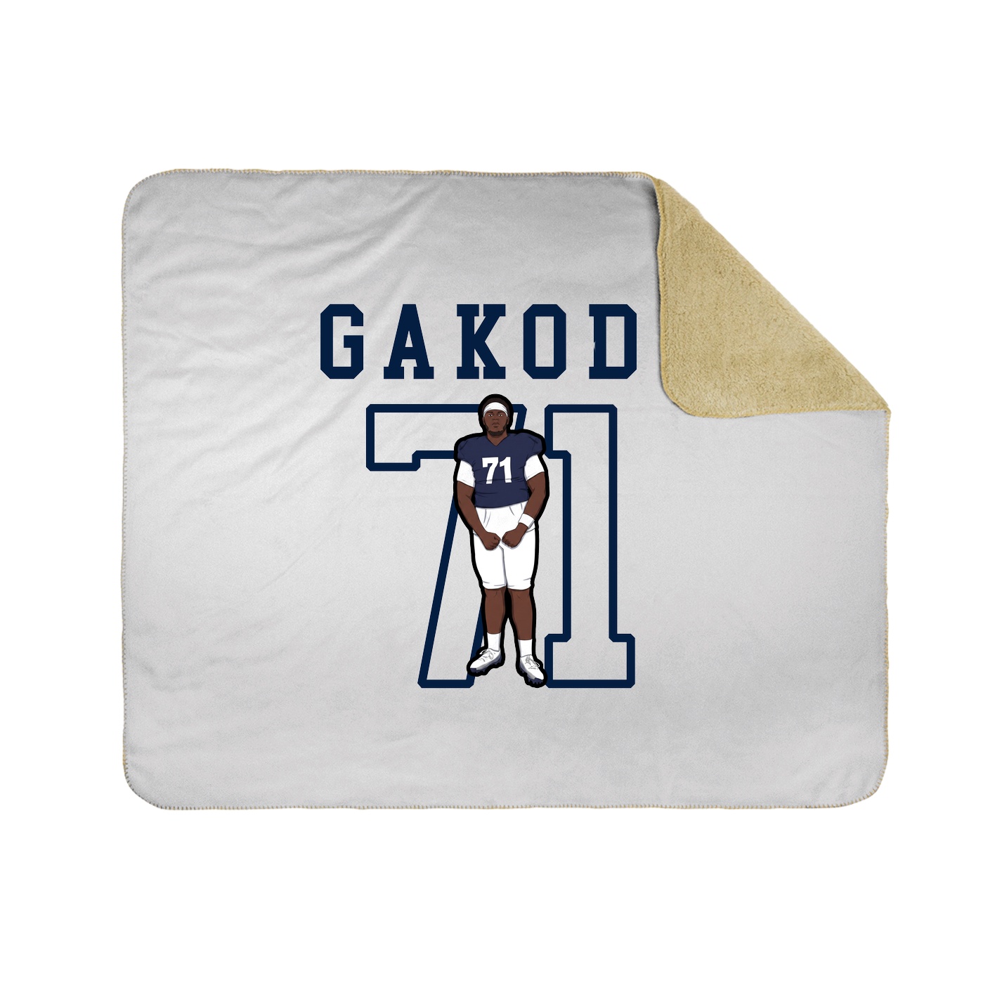 Throw Blanket — Shirsey in White
