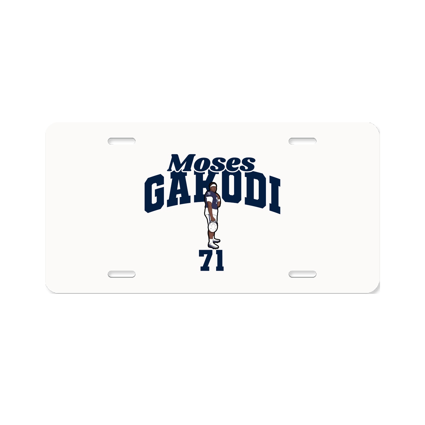 License Plate — Signature Arch in Classic