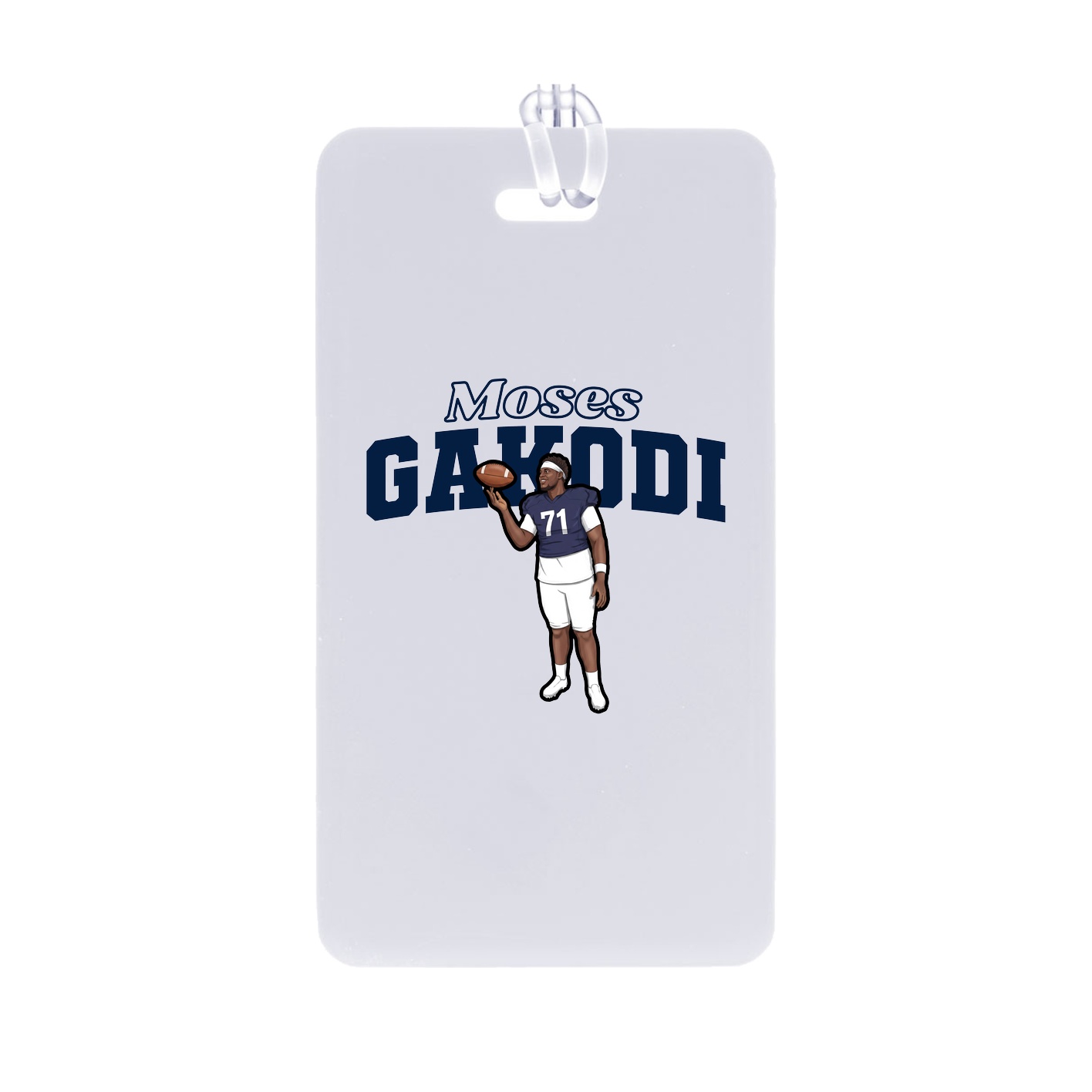 Bag Tag — Name Arch in Classic