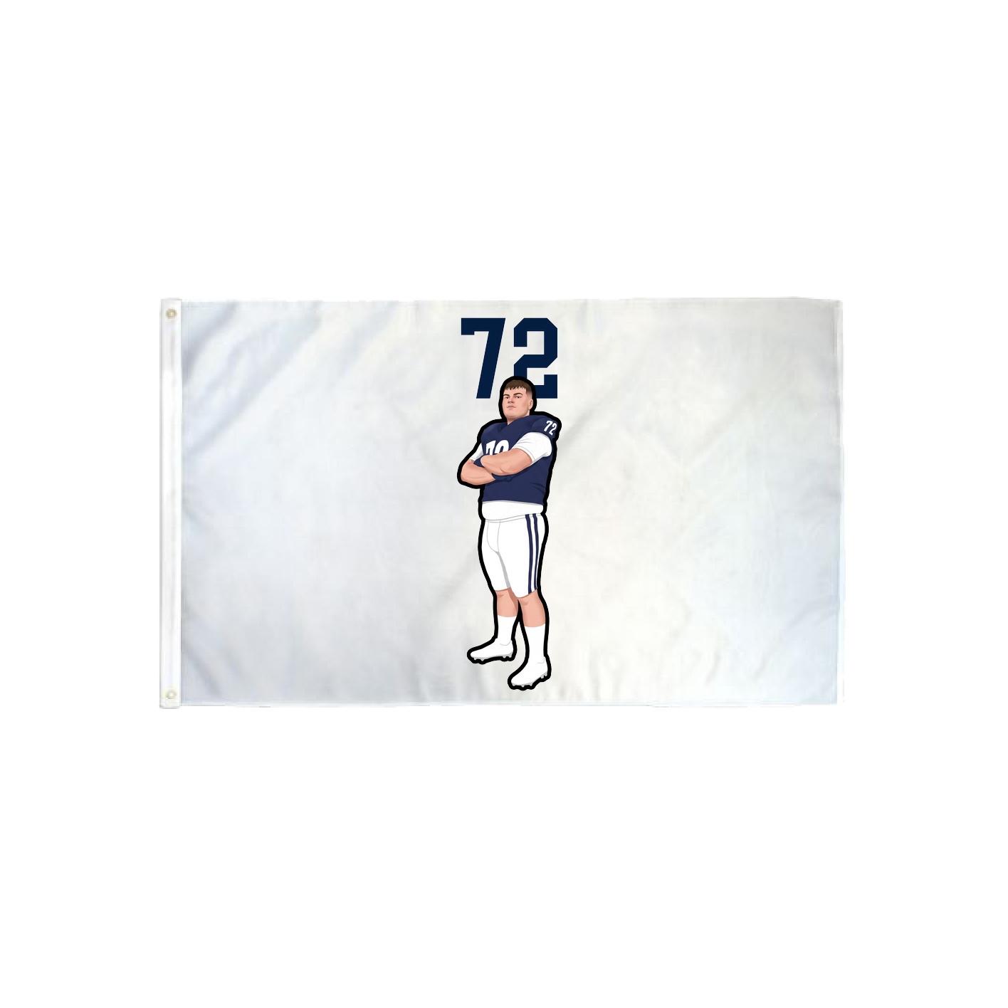 3x5 Flag — Number Top in Classic