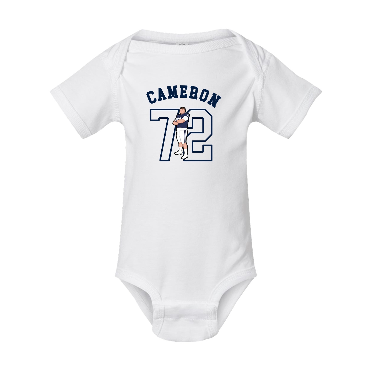 Baby Onesie — Shirsey Arch in White