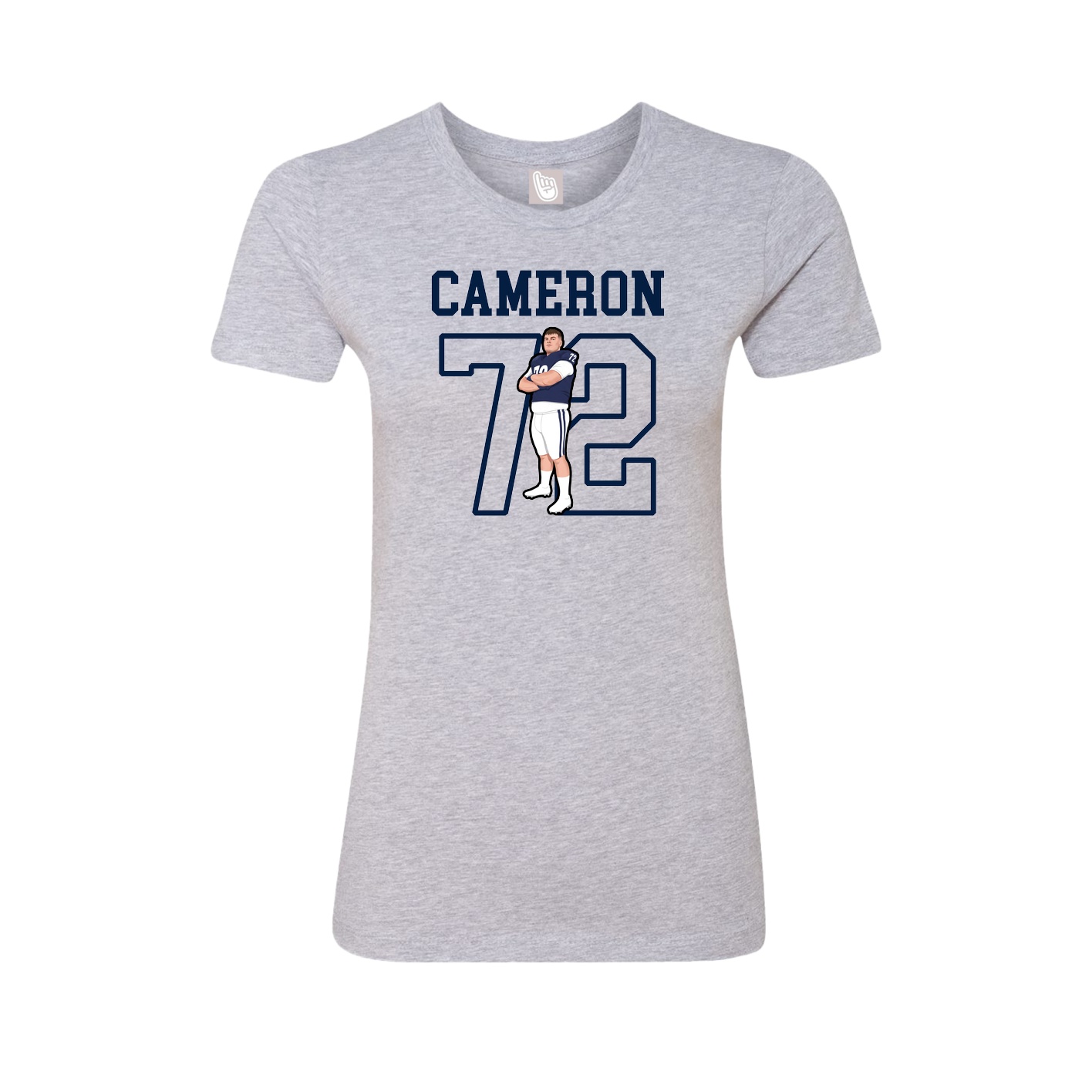 Fitted Women's Tee — Shirsey in Grey