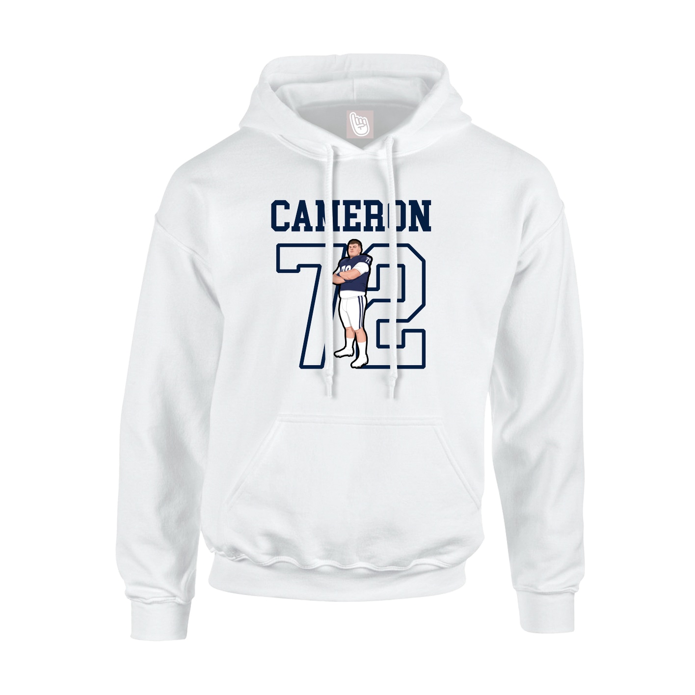 Youth Hoodie — Shirsey in White