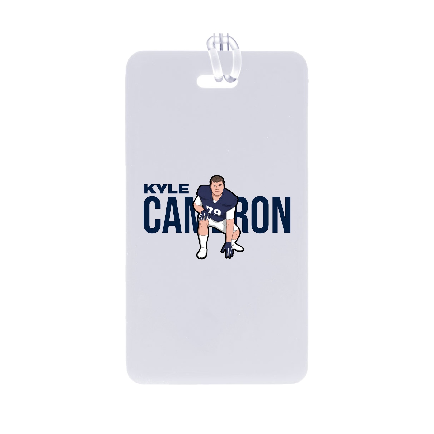 Bag Tag — Player Name in Classic