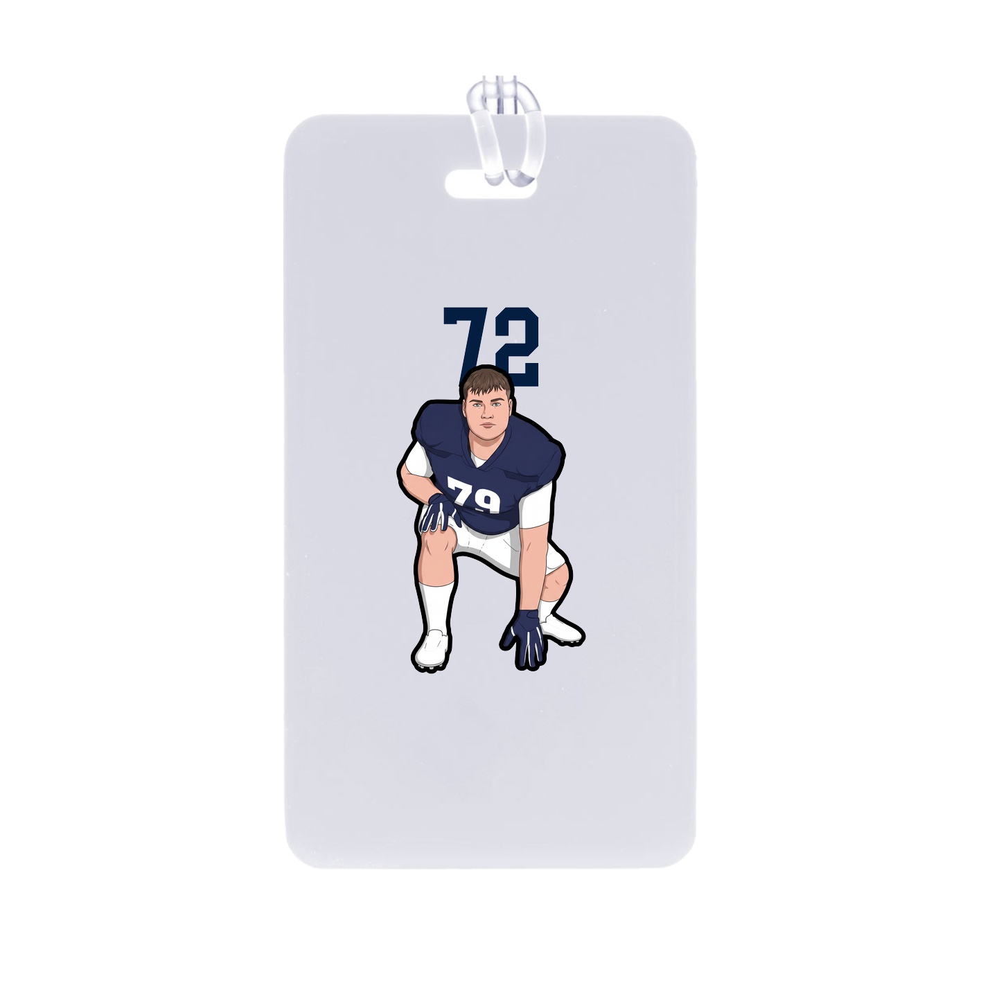Bag Tag — Number Top in Classic