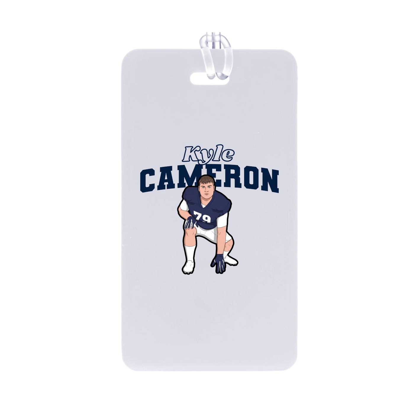 Bag Tag — Name Arch in Classic