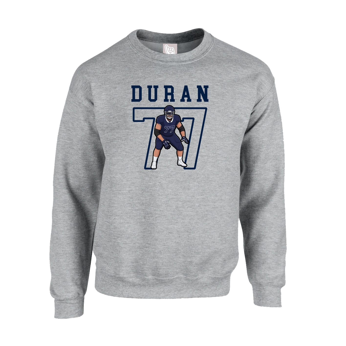Fleece Crew — Shirsey in Grey