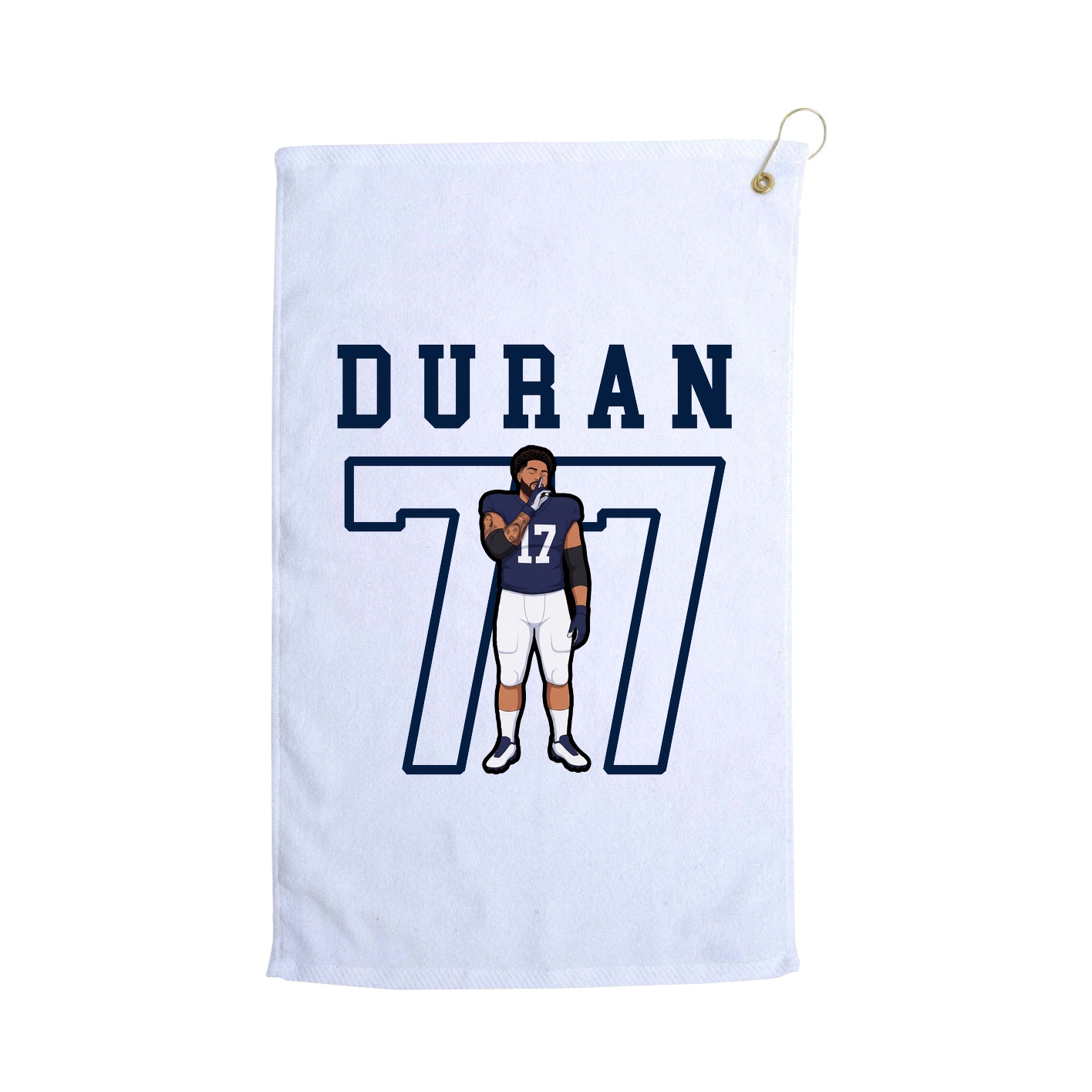 Golf Towel — Shirsey in White