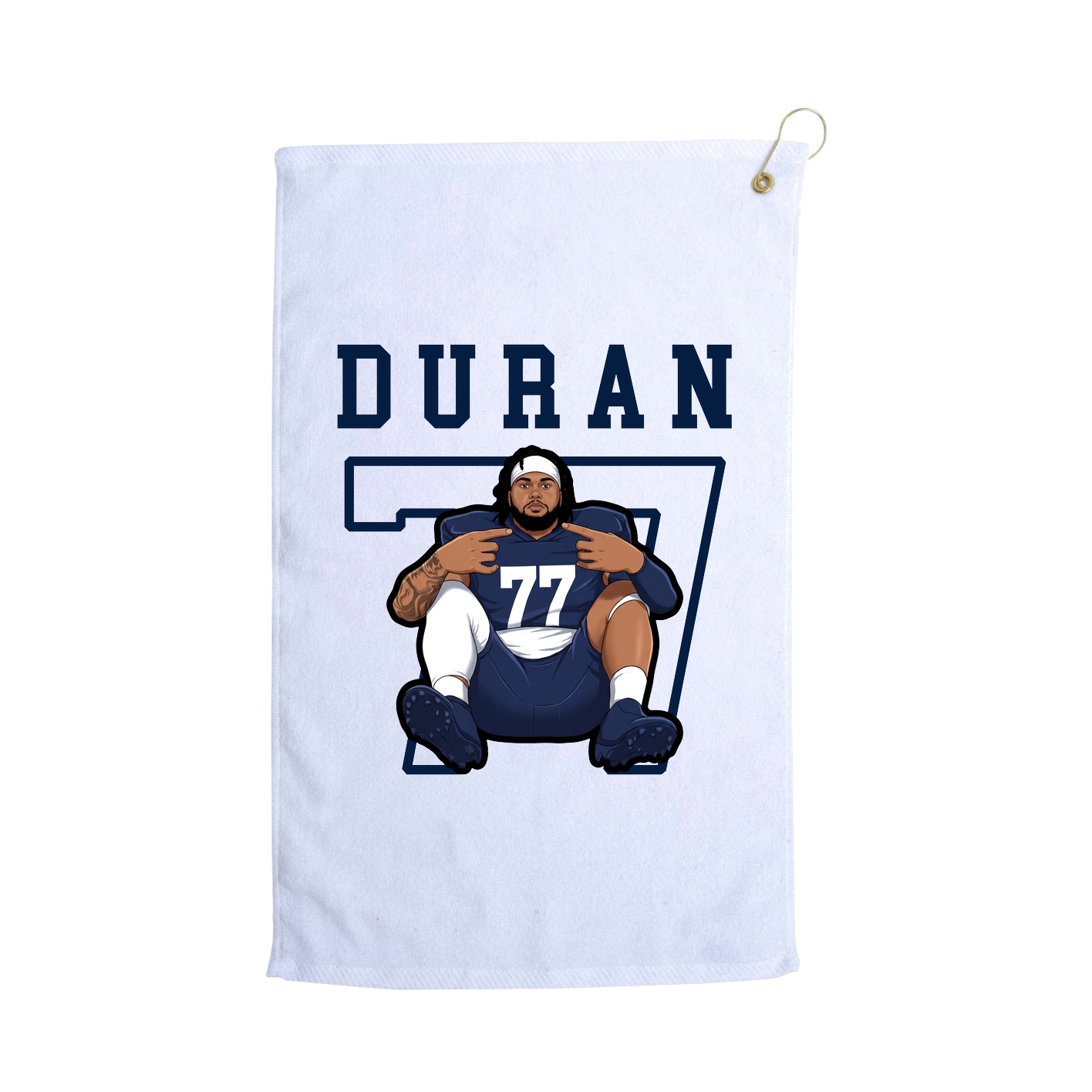Golf Towel — Shirsey in White