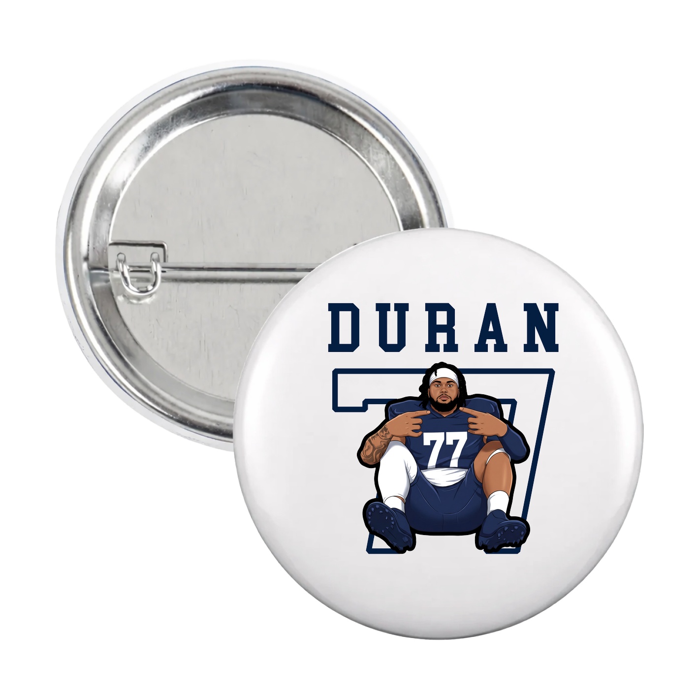 Game Day Button — Shirsey in White