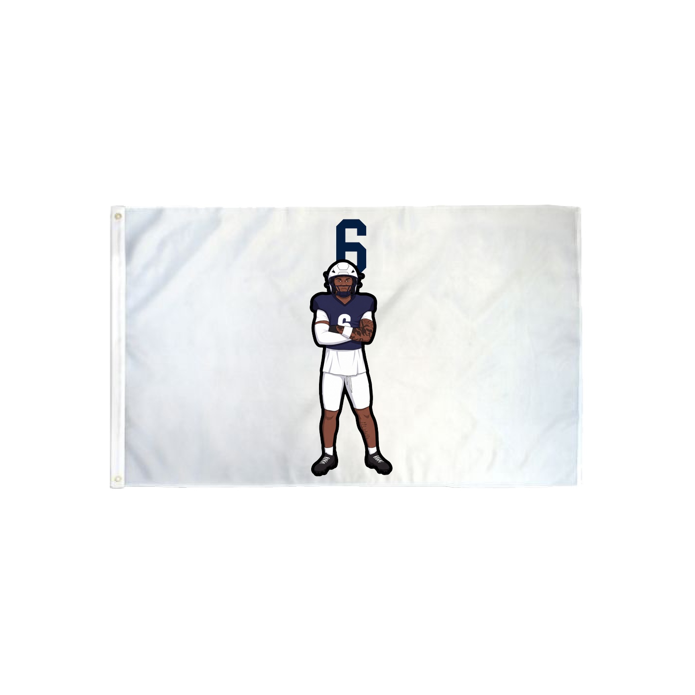 3x5 Flag — Number Top in Classic