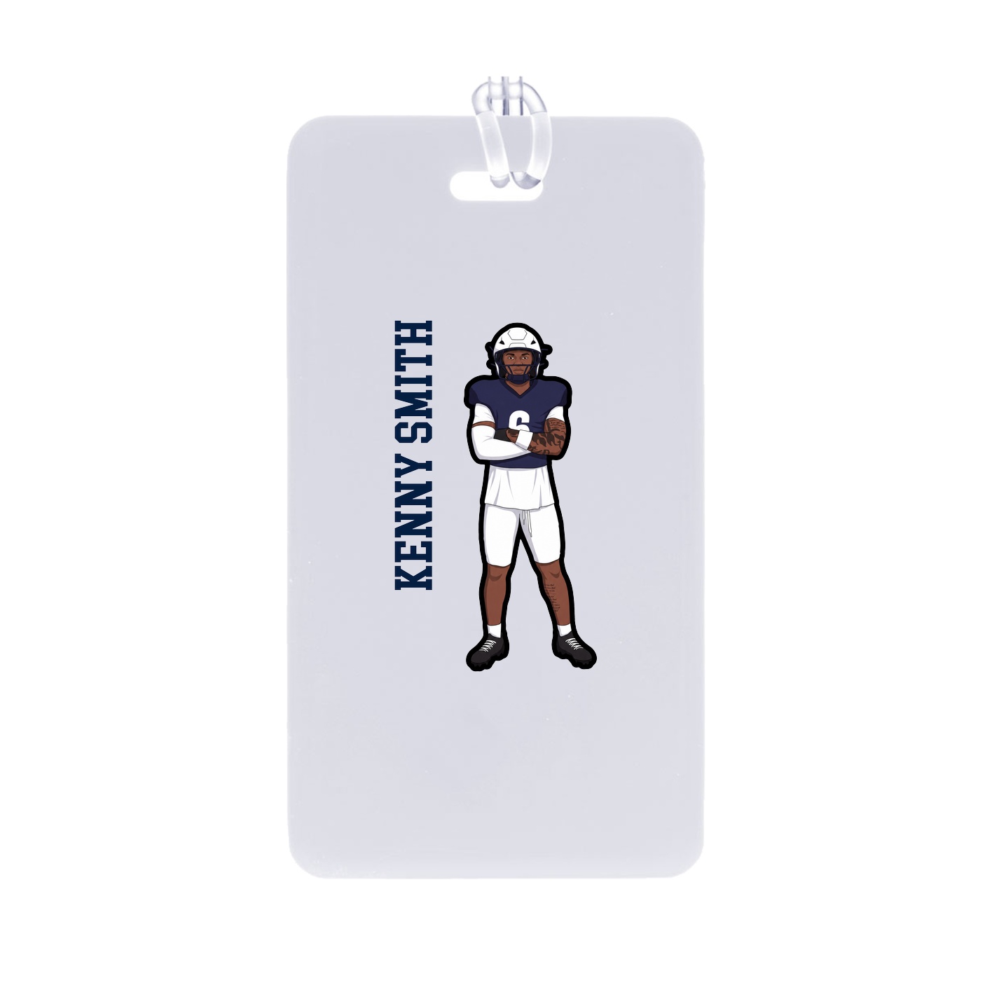 Bag Tag — Name Vertical in Classic