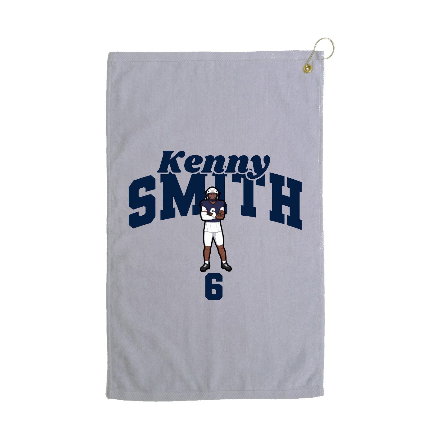 Golf Towel — Signature Arch in Grey