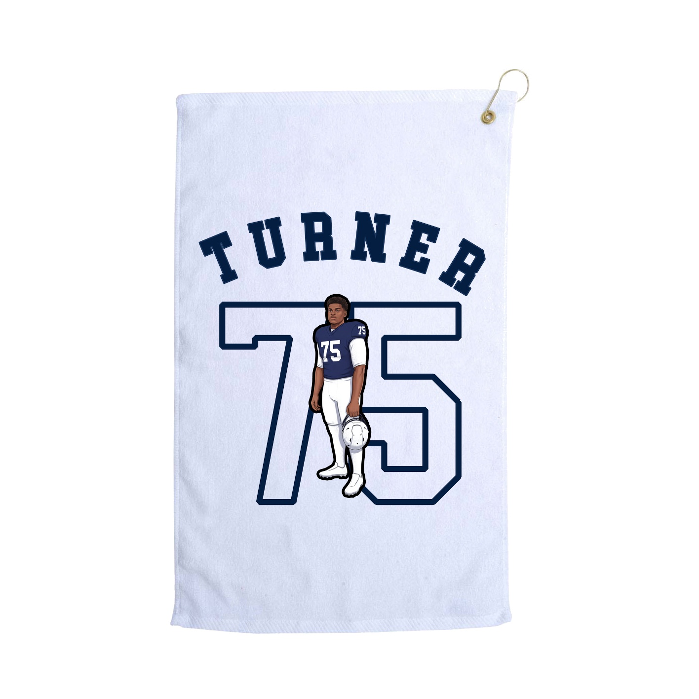 Golf Towel — Shirsey Arch in White