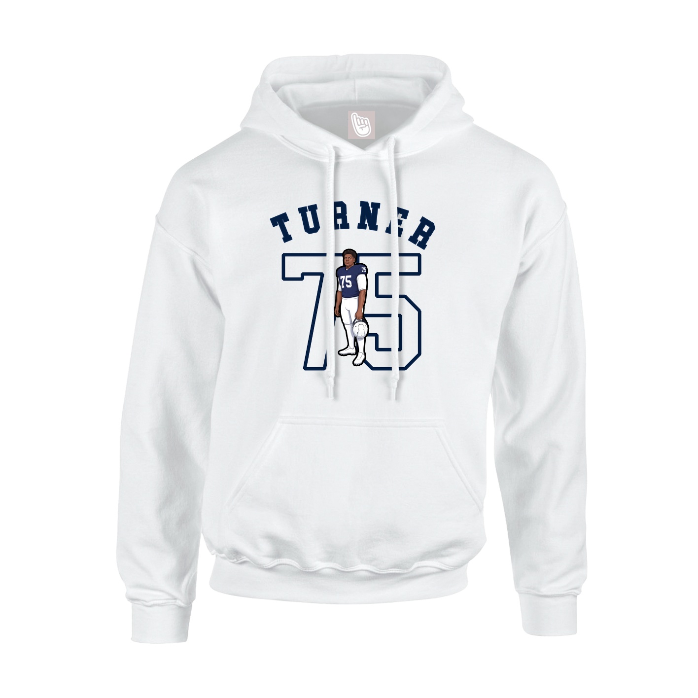 Hoodie — Shirsey Arch in White