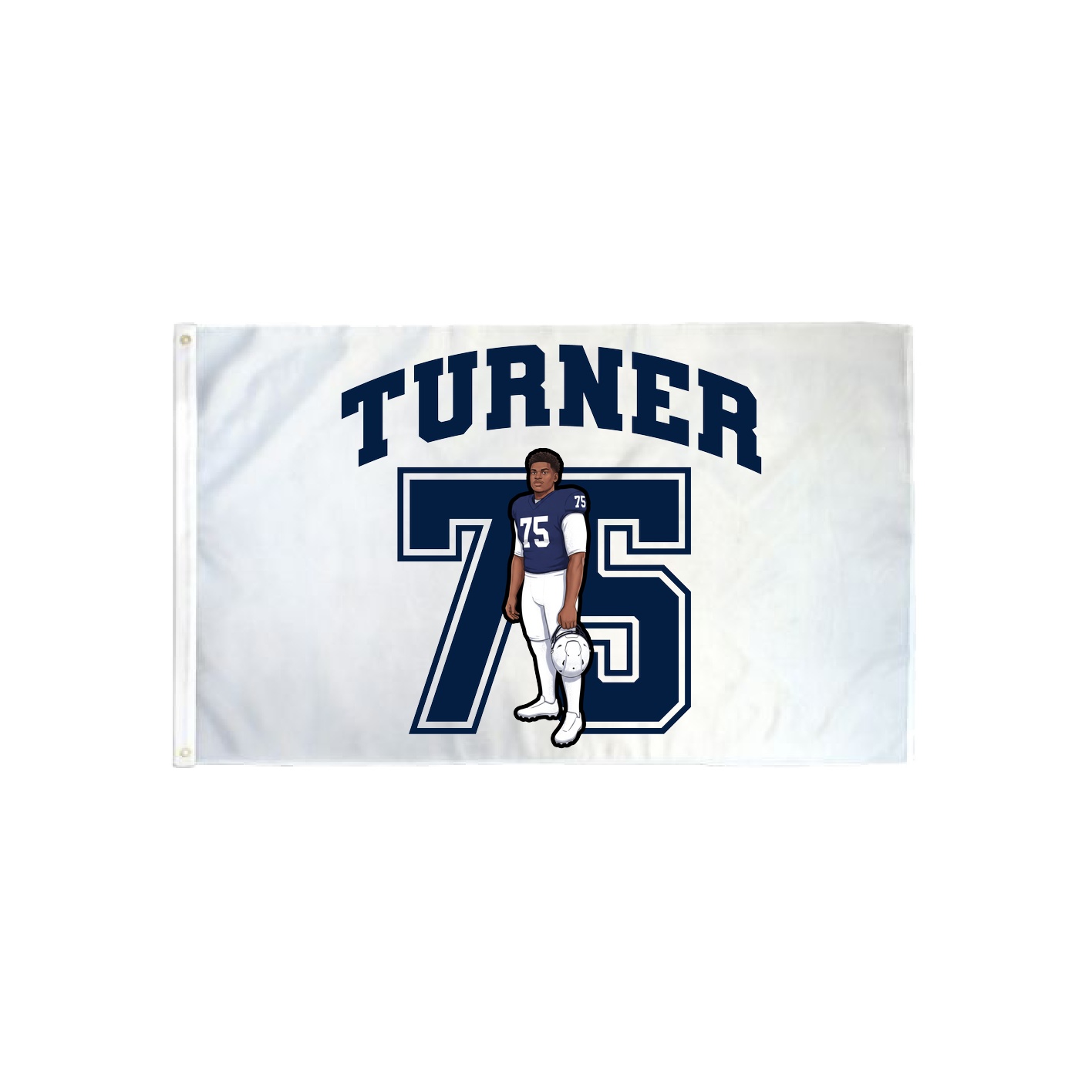 3x5 Flag — Number in Classic
