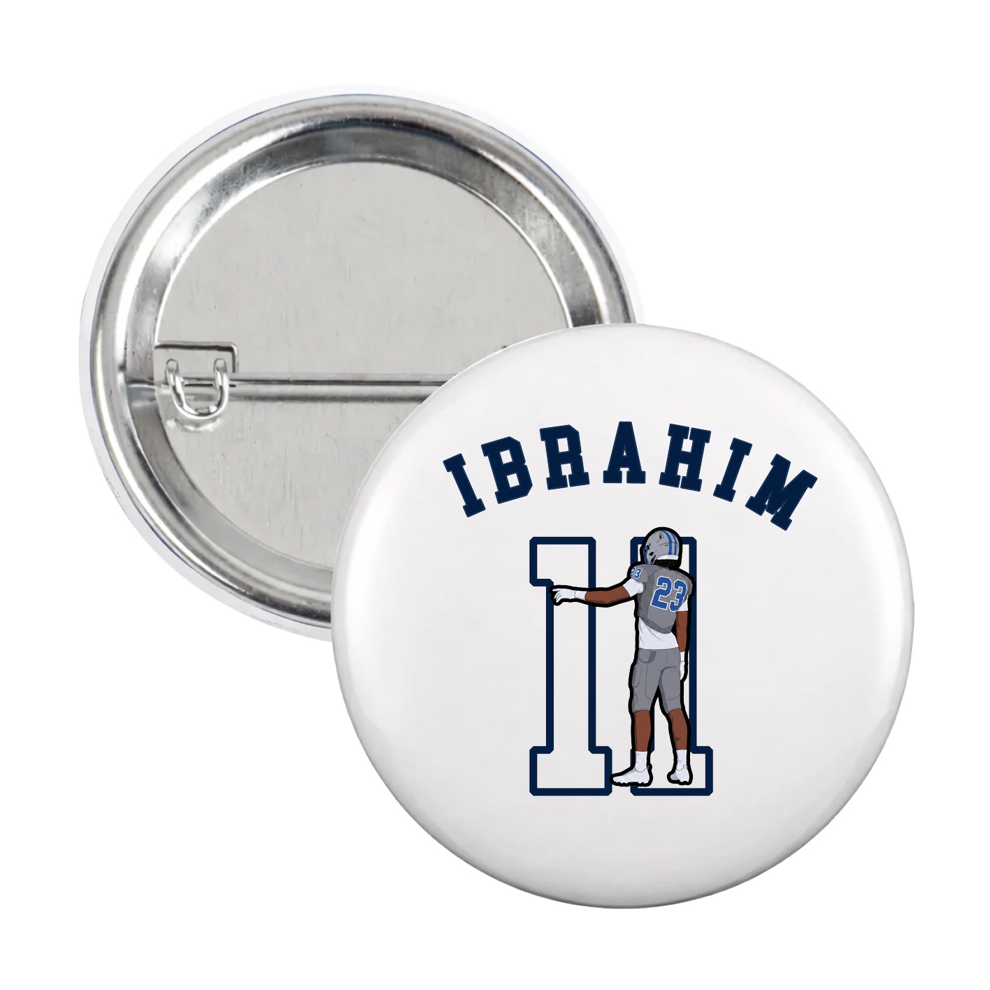 Game Day Button — Shirsey Arch in White