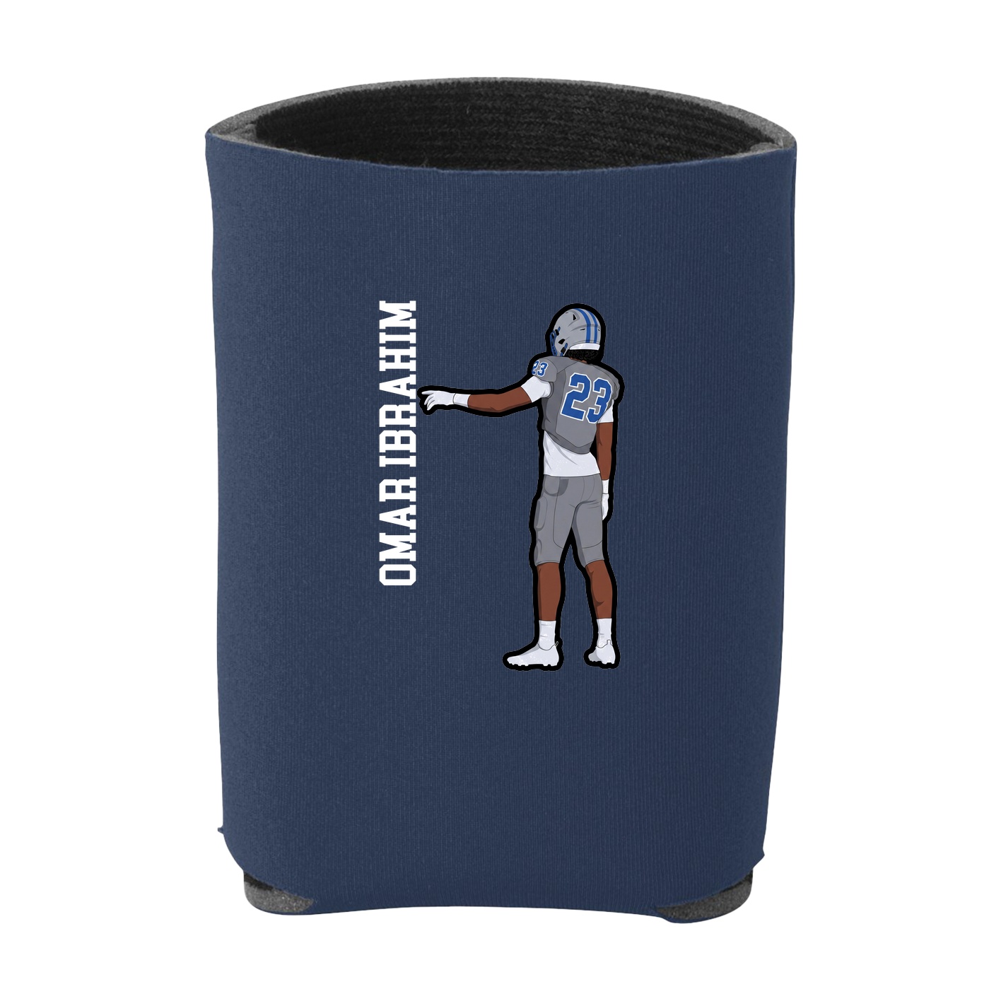 Can Holder — Name Vertical in Navy