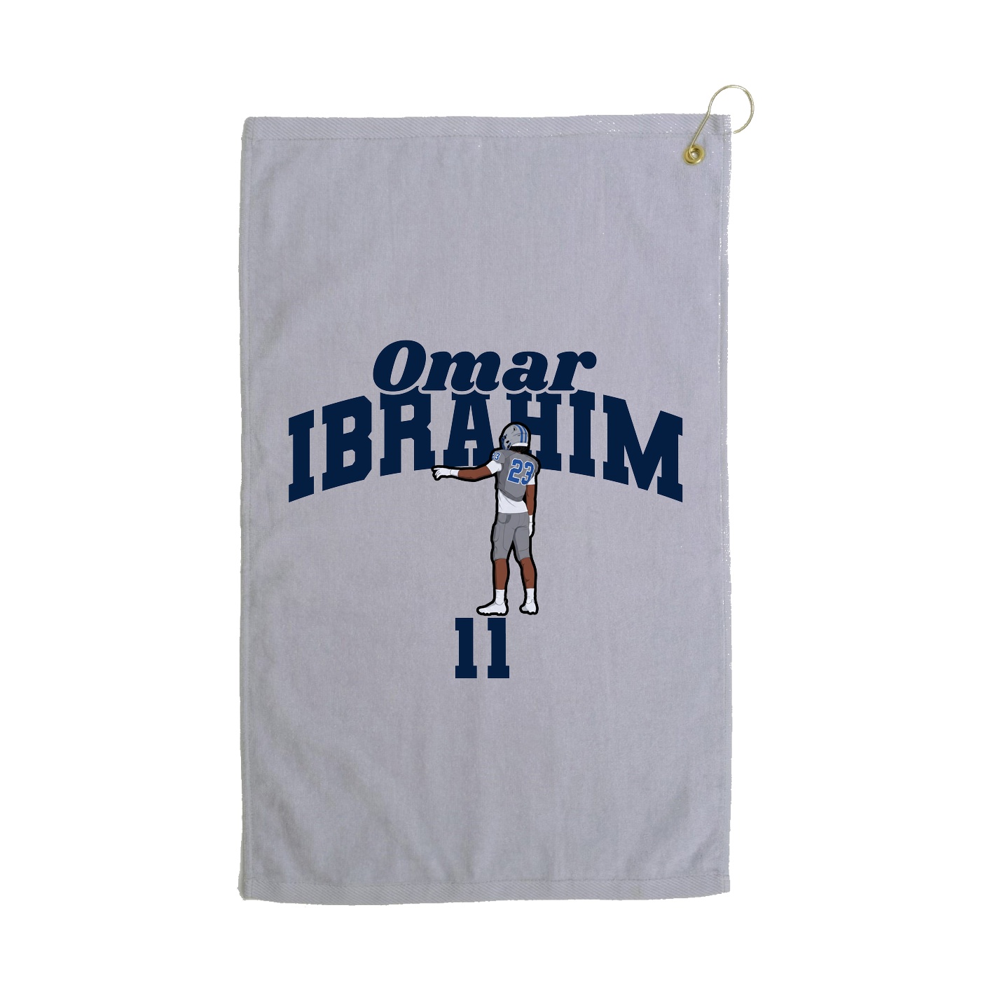 Golf Towel — Signature Arch in Grey