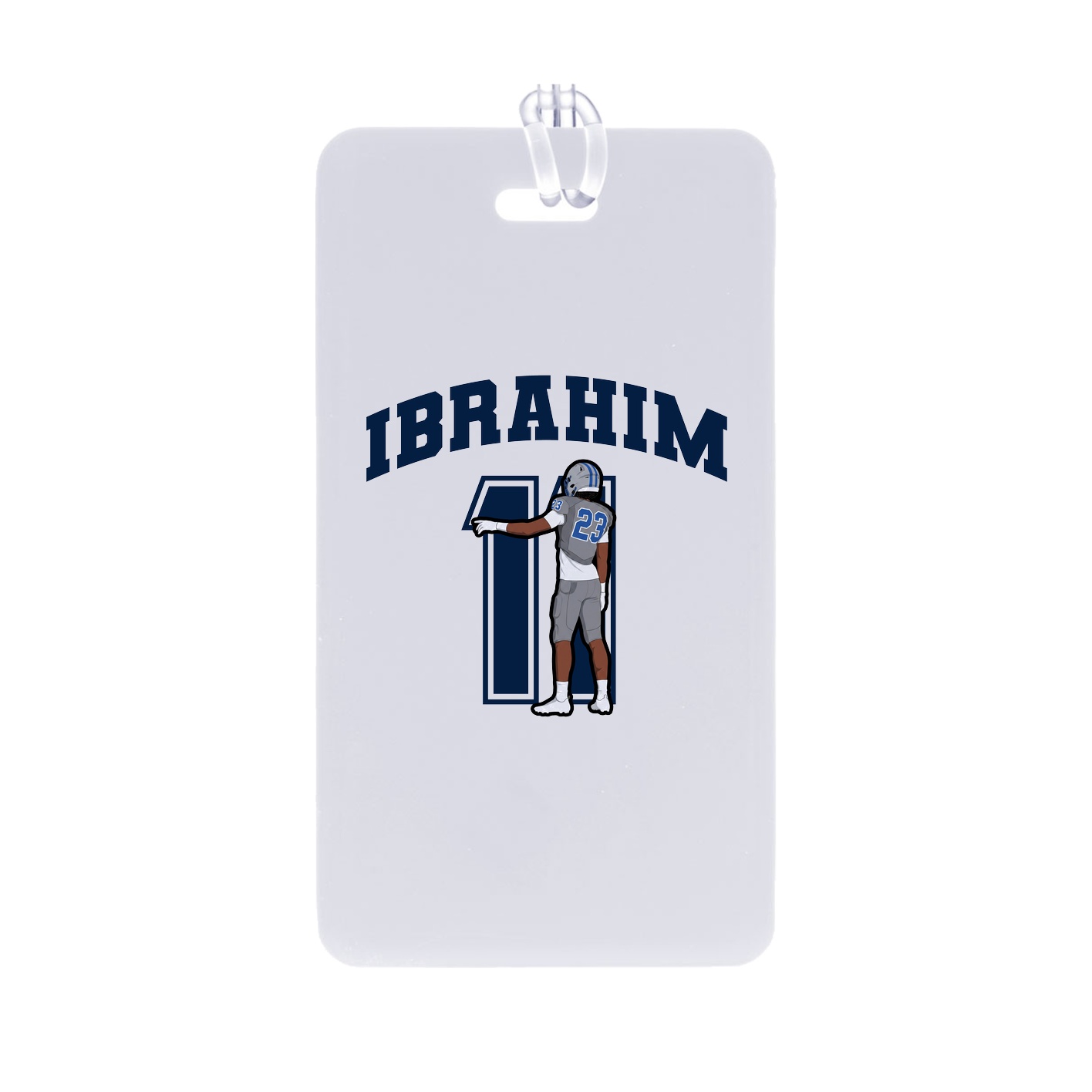 Bag Tag — Number in Classic