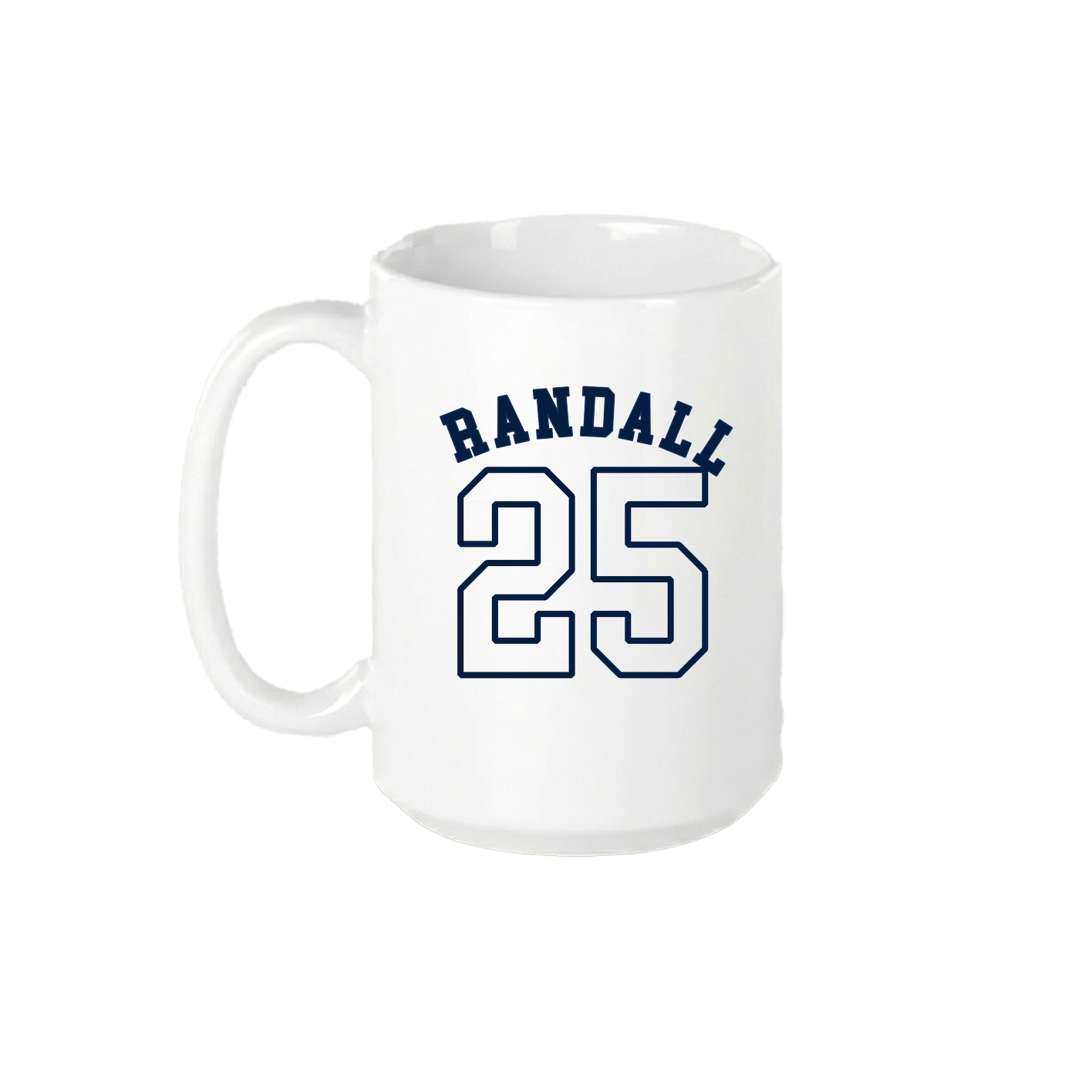 15oz Coffee Mug — Shirsey Arch in White