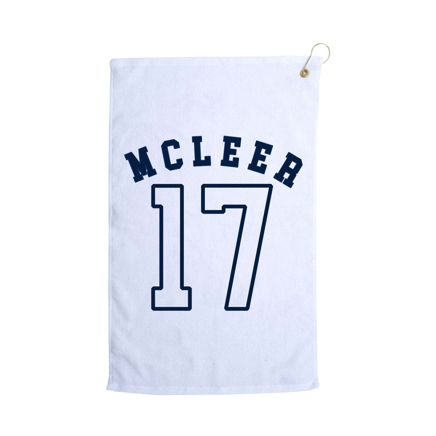 Golf Towel — Shirsey Arch in White