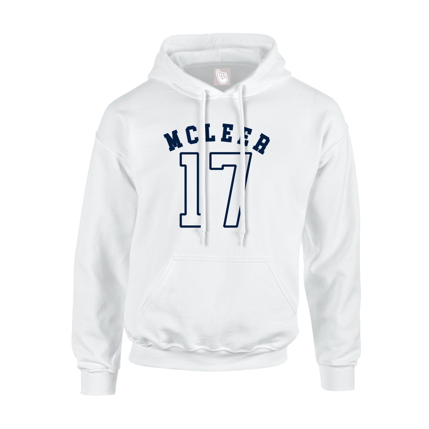 Hoodie — Shirsey Arch in White