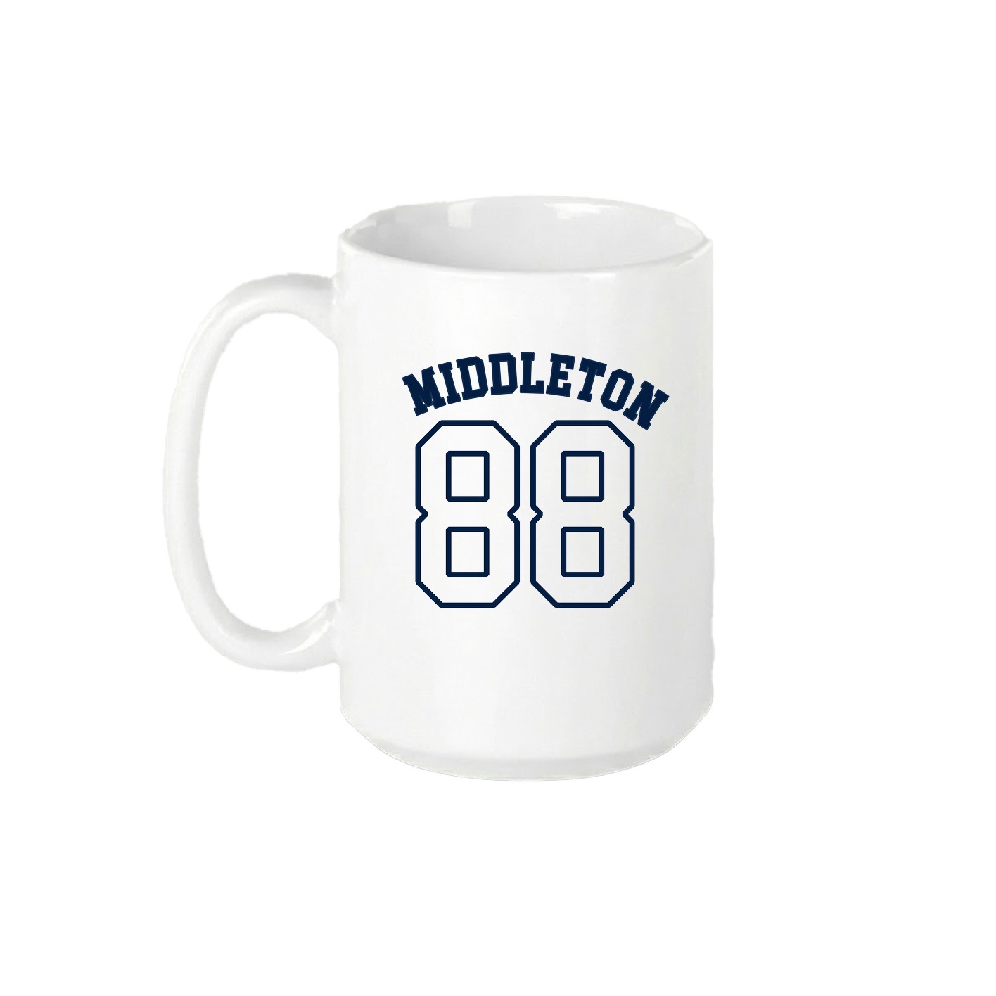 15oz Coffee Mug — Shirsey Arch in White