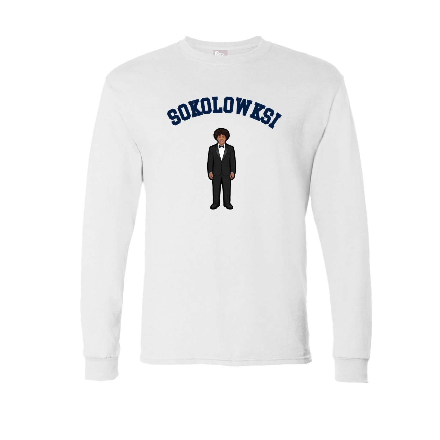 Long Sleeve Tee — Shirsey Arch in White