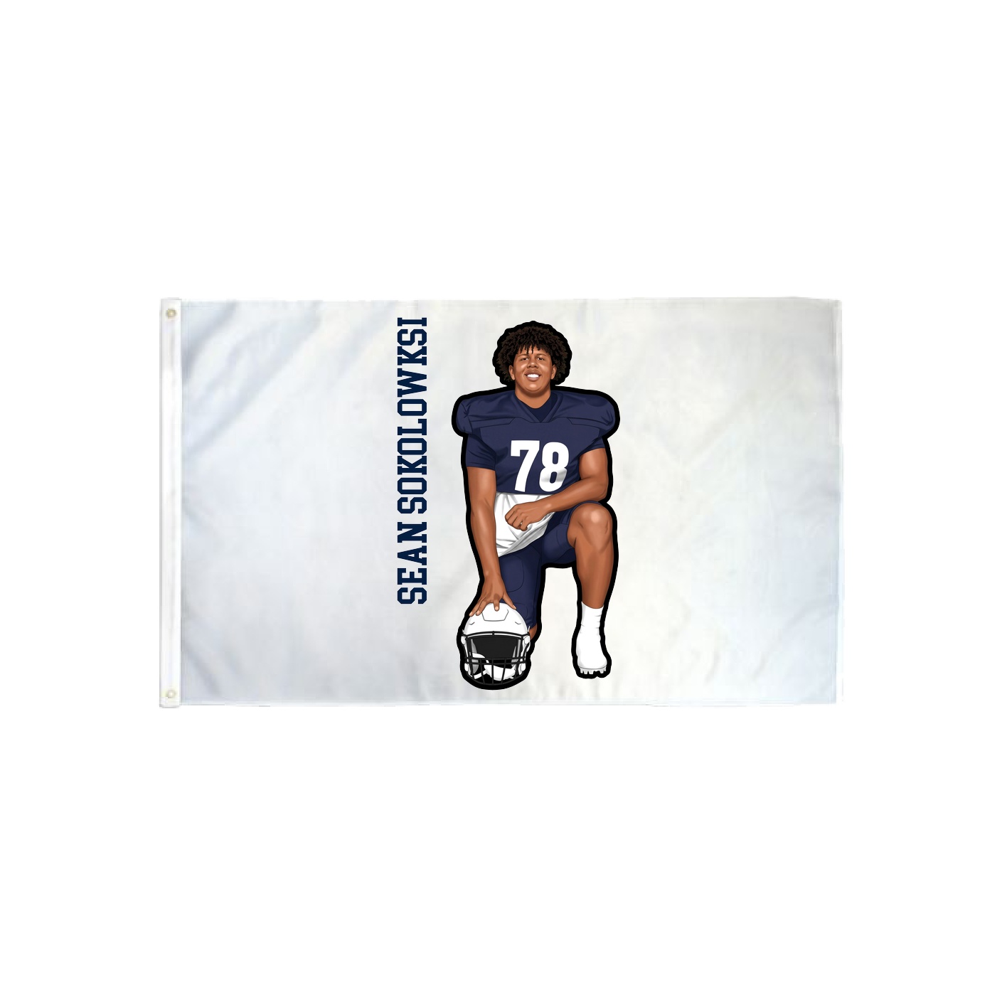 3x5 Flag — Name Vertical in Classic