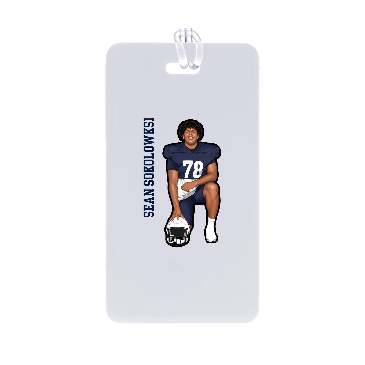 Bag Tag — Name Vertical in Classic