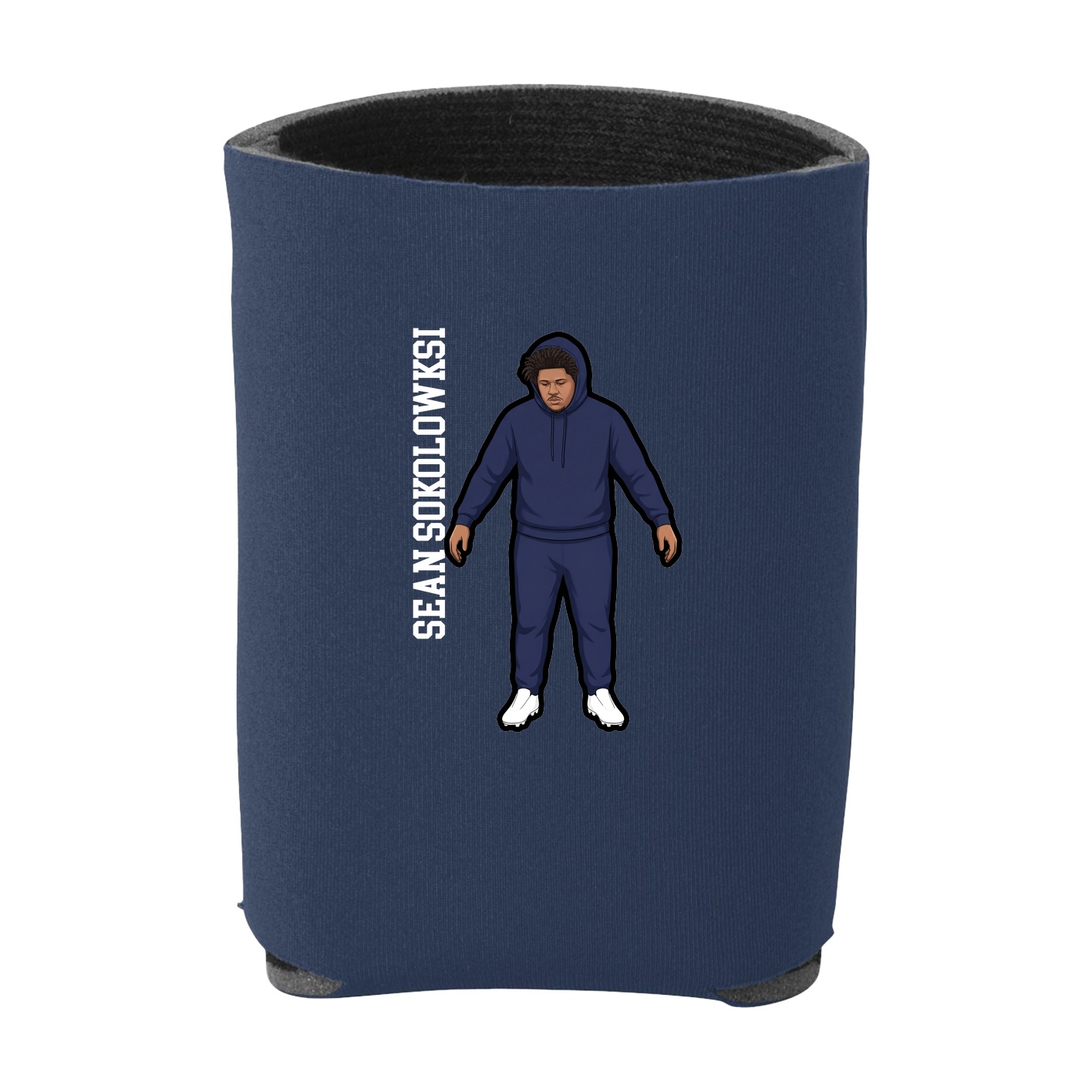 Can Holder — Name Vertical in Navy