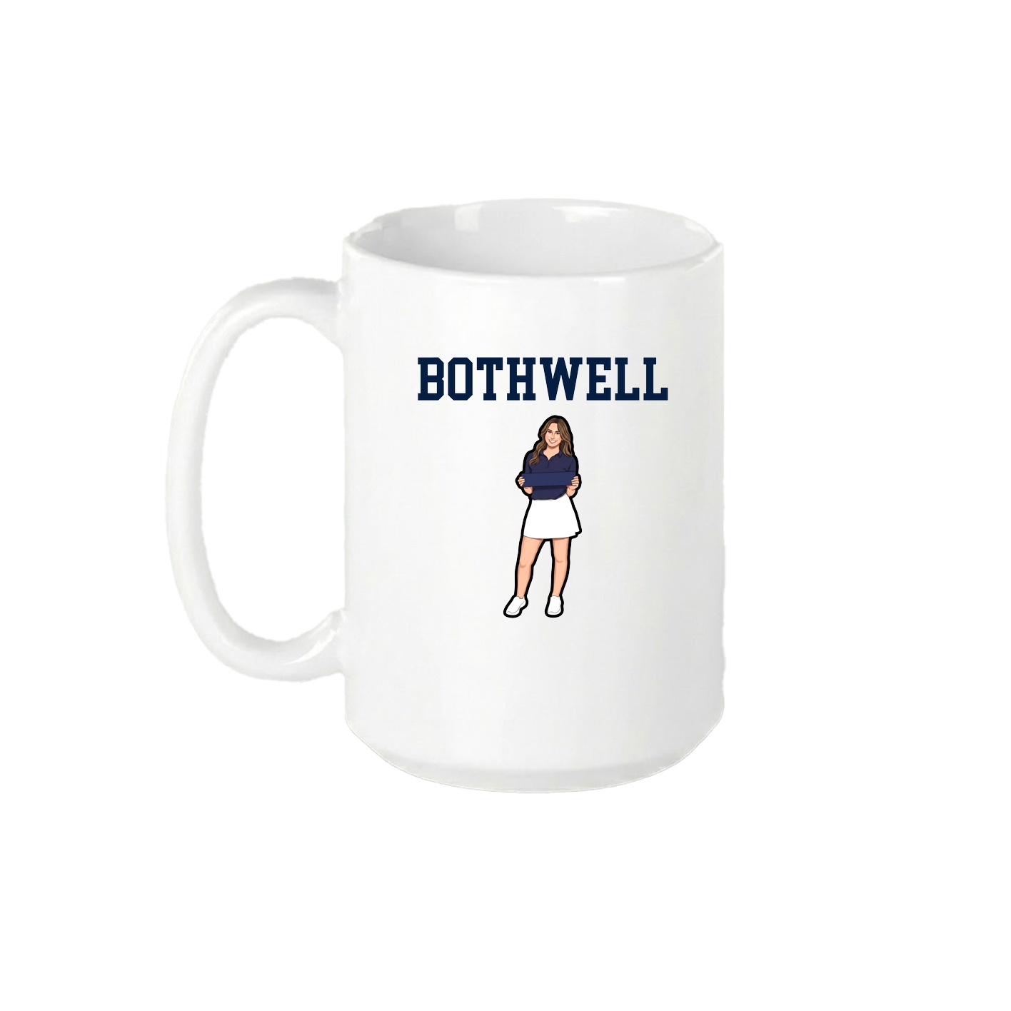 15oz Coffee Mug — Shirsey in White