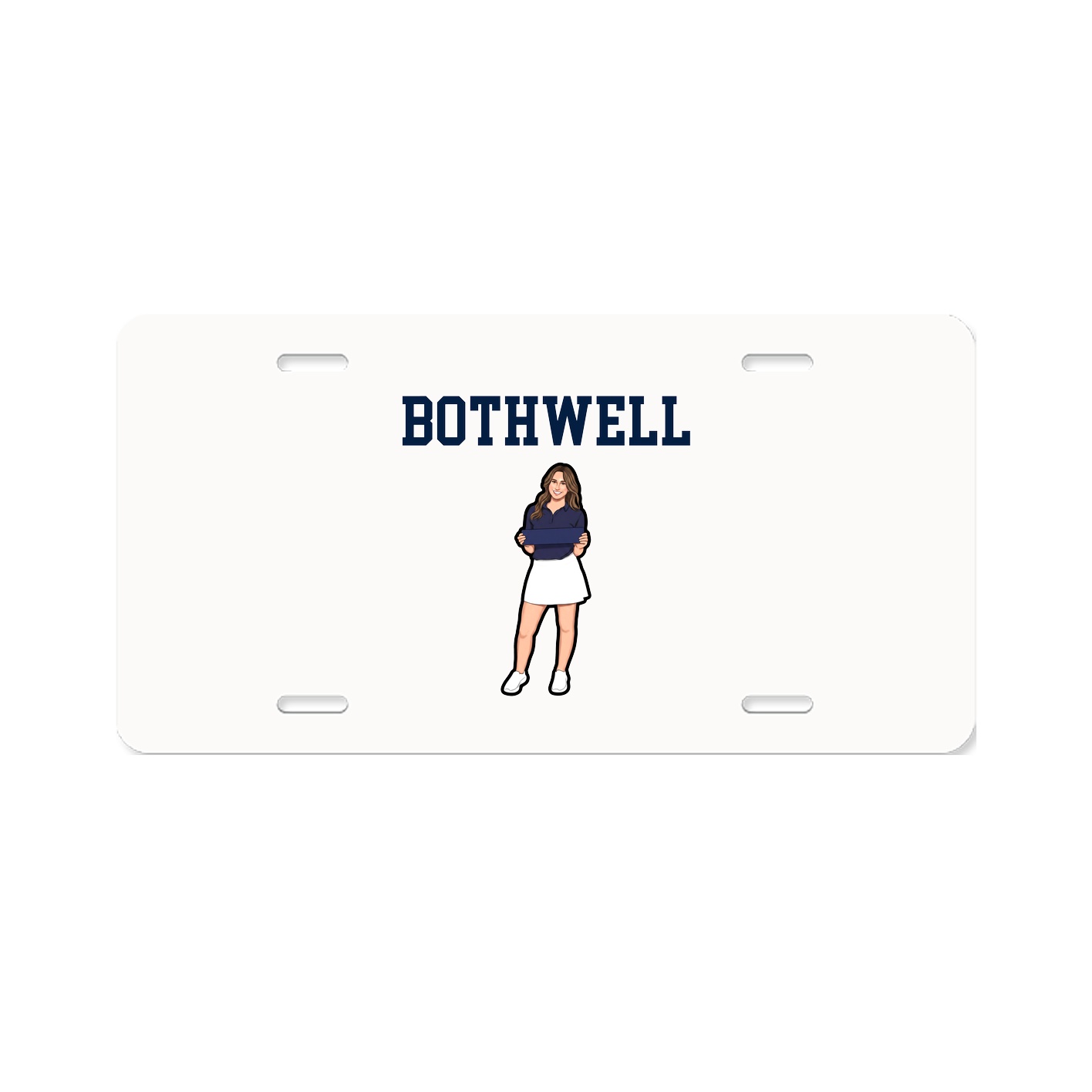 License Plate — Shirsey in Classic