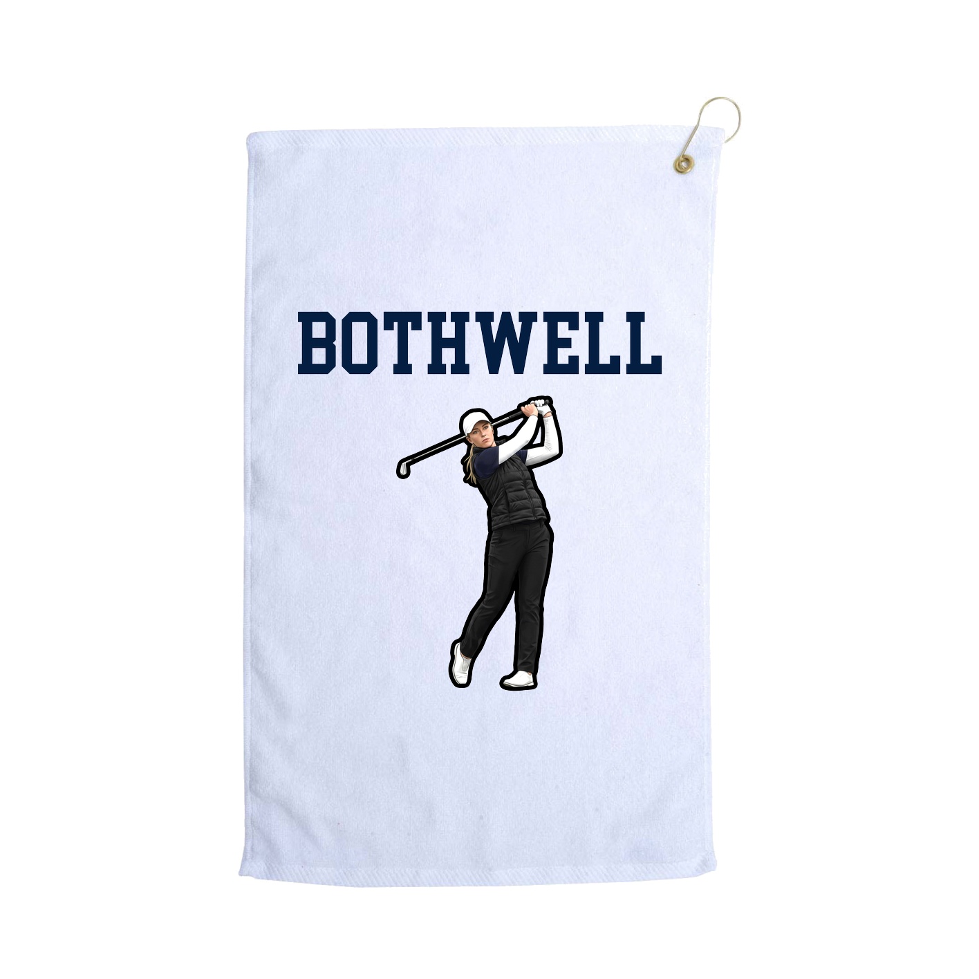 Golf Towel — Shirsey in White