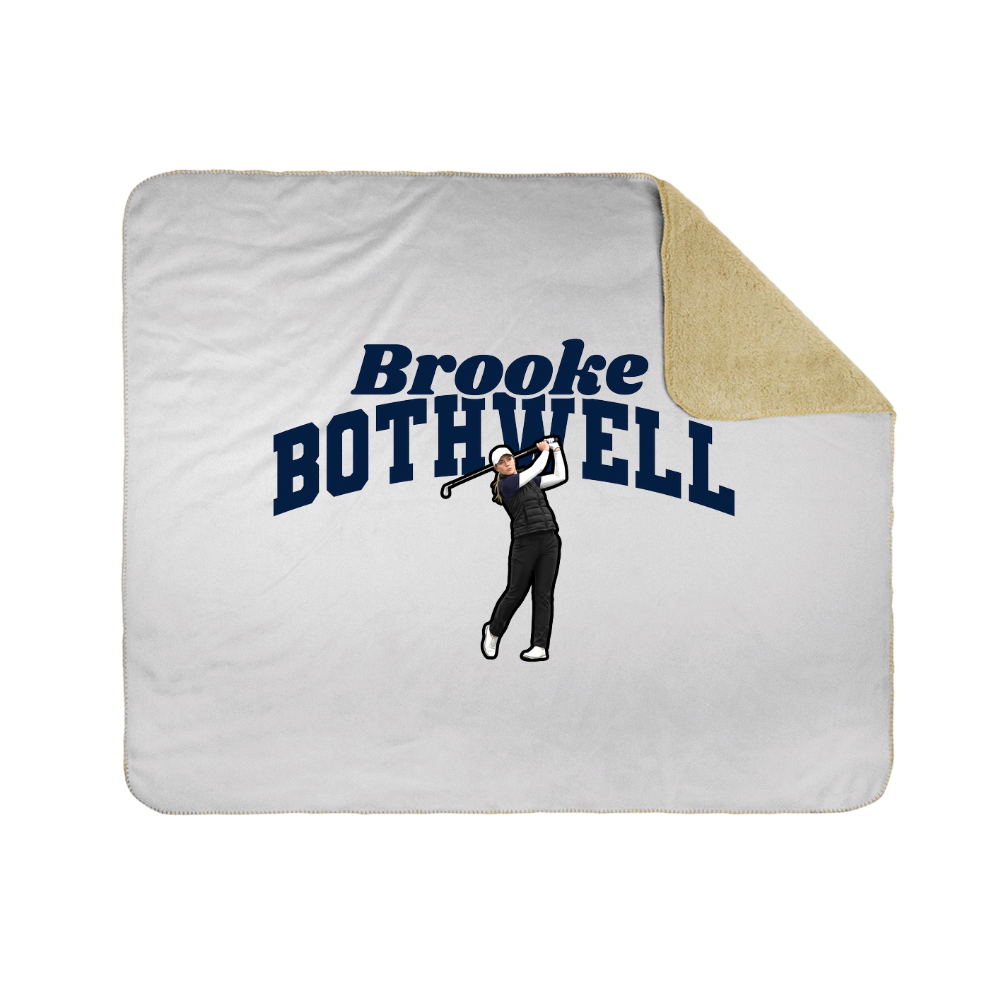 Throw Blanket — Signature Arch in White