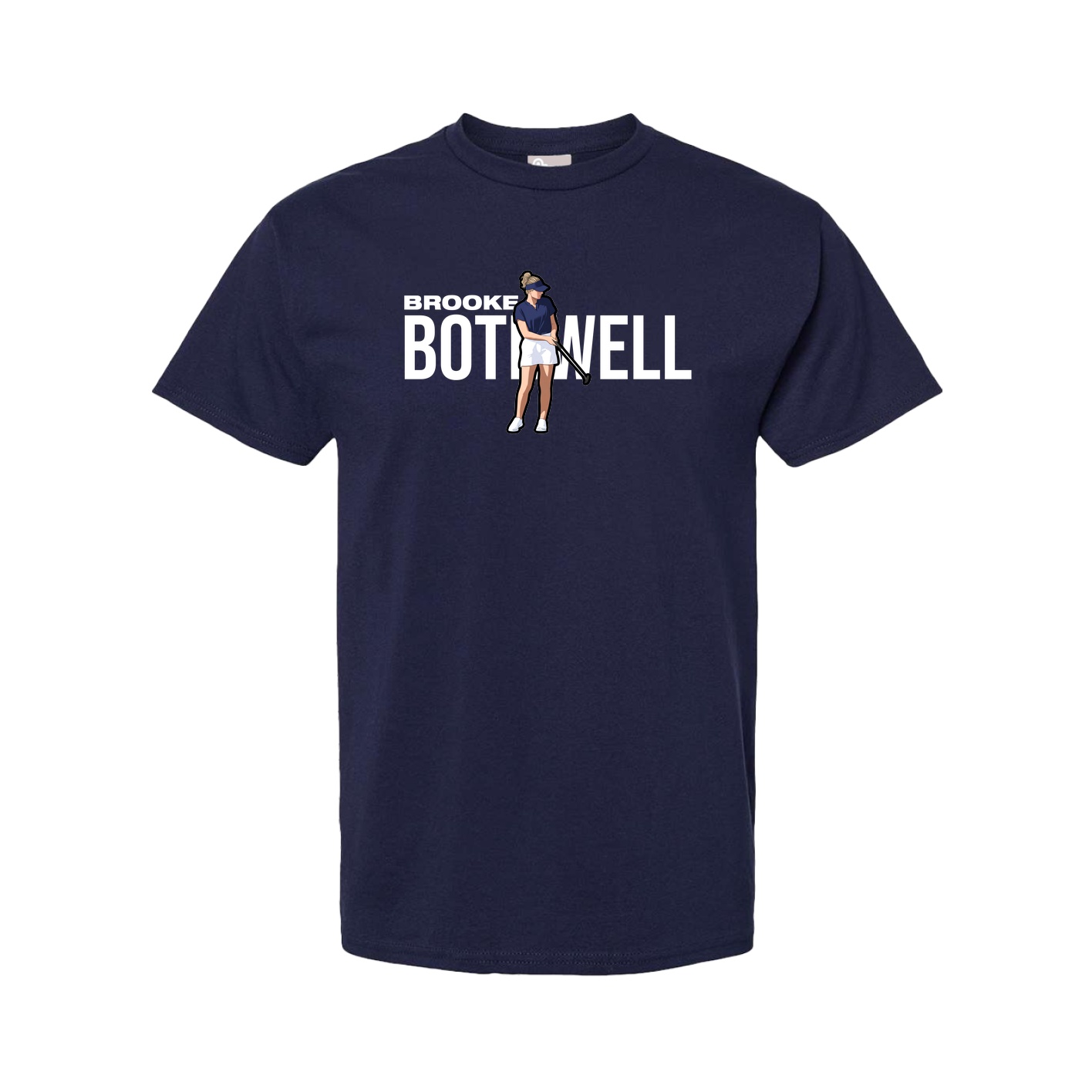 Youth Tee — Player Name in Navy