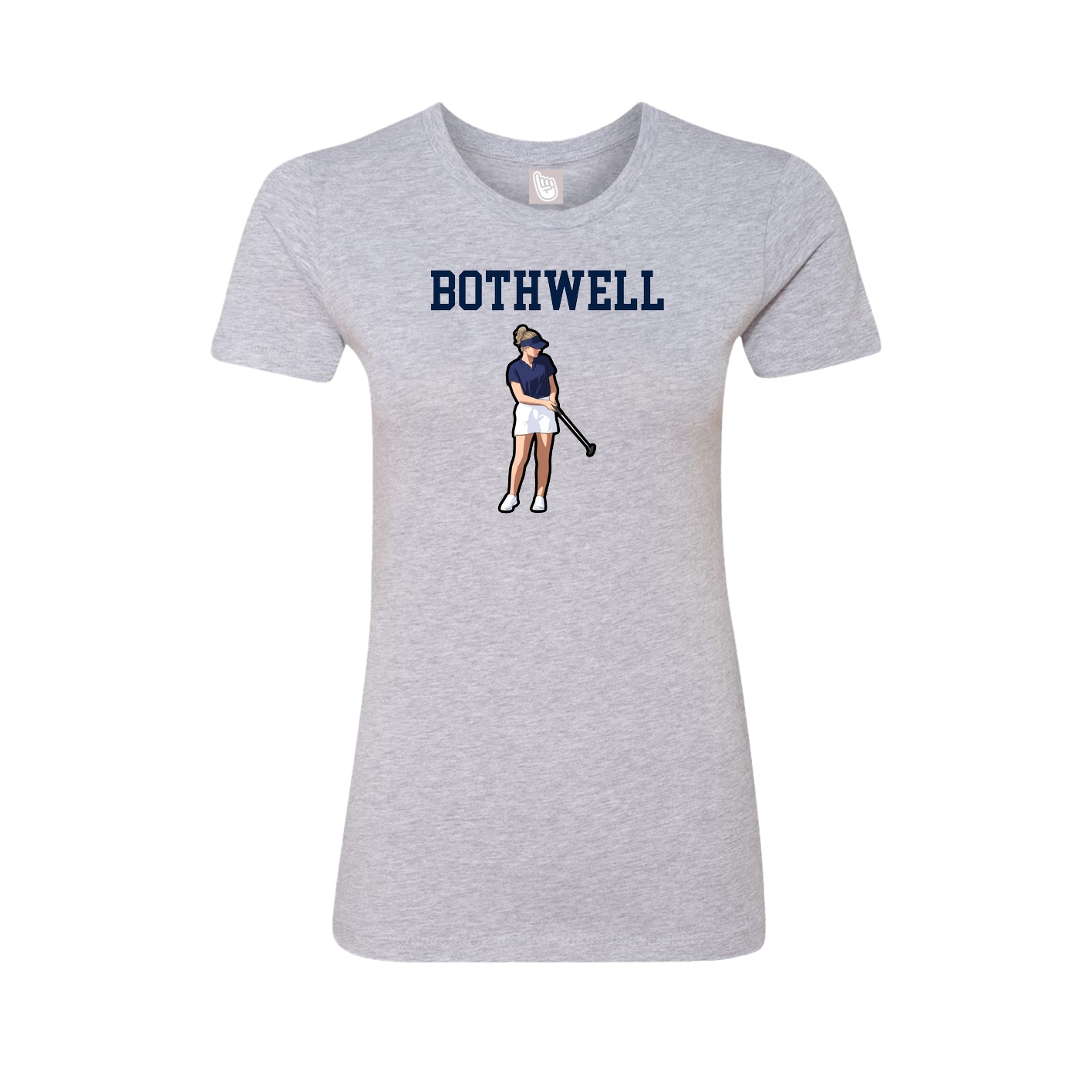 Fitted Women's Tee — Shirsey in Grey