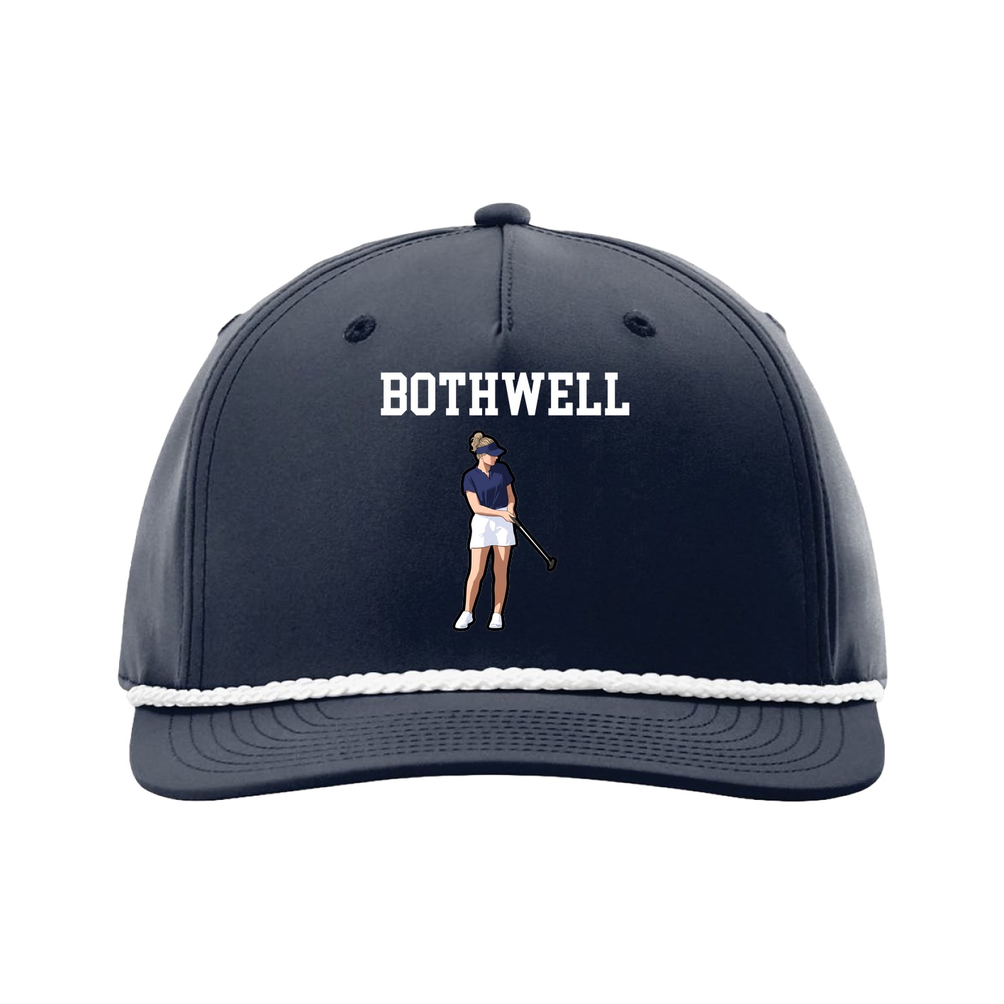 Five-Panel Classic Rope Cap — Shirsey in Navy