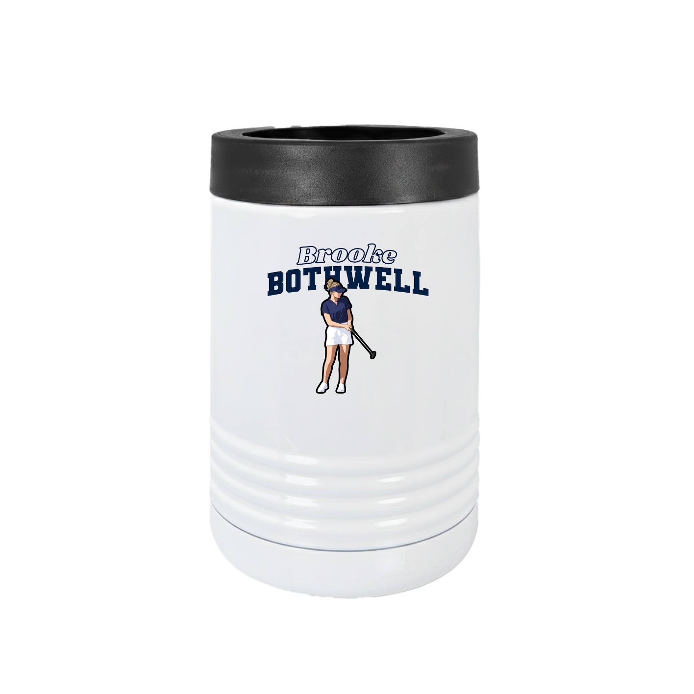 Beverage Holder — Name Arch in White