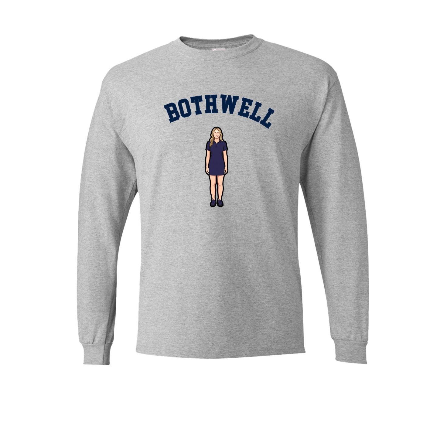 Long Sleeve Tee — Shirsey Arch in Grey