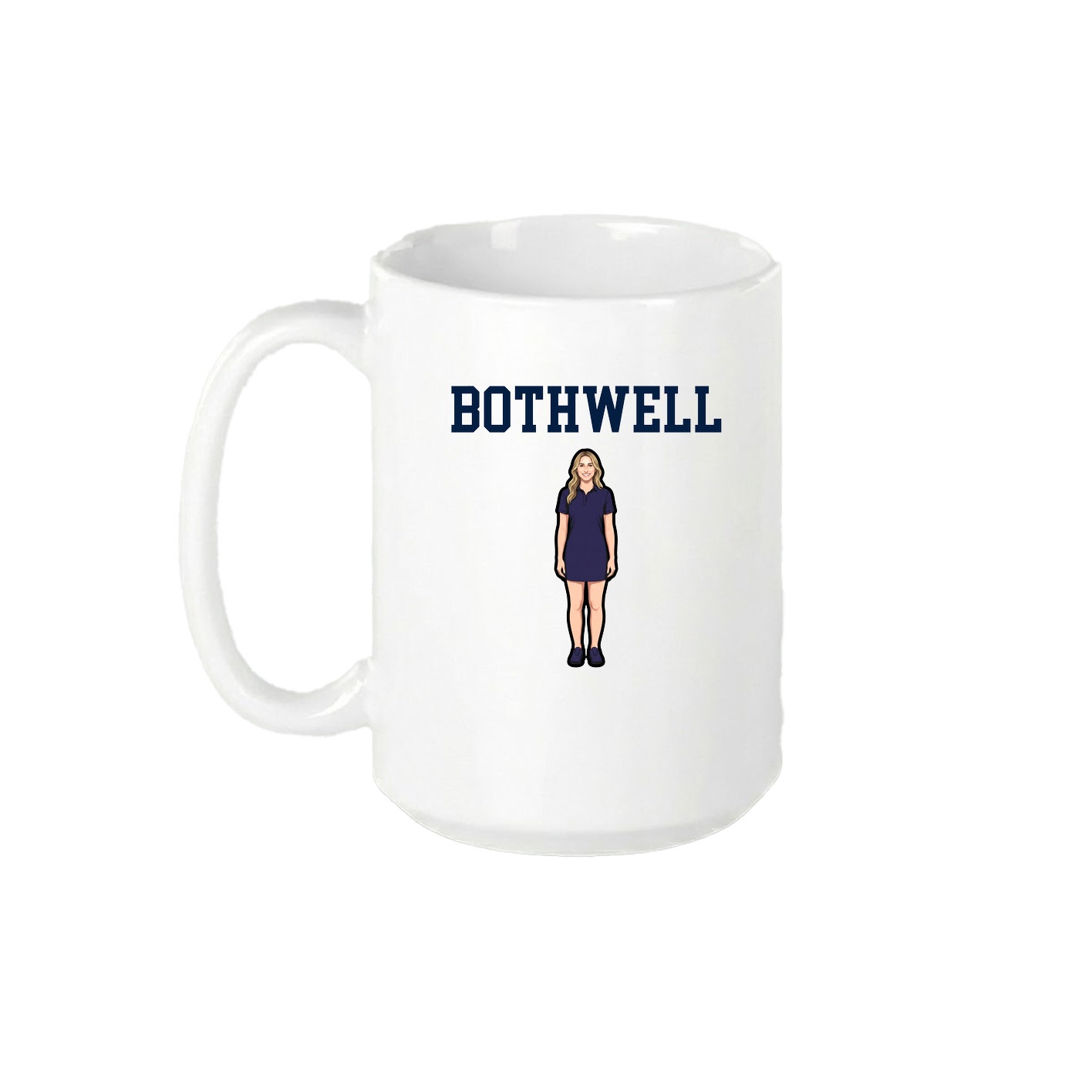 15oz Coffee Mug — Shirsey in White