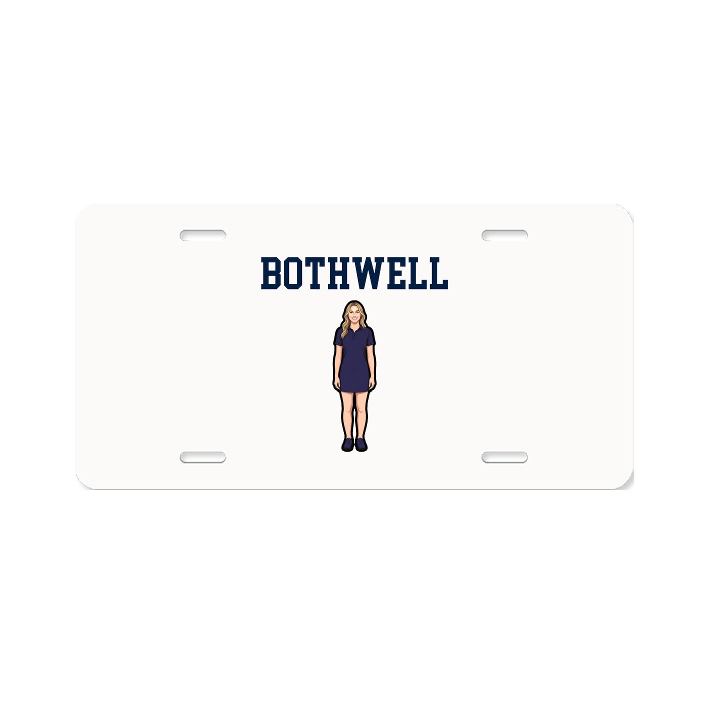 License Plate — Shirsey in Classic
