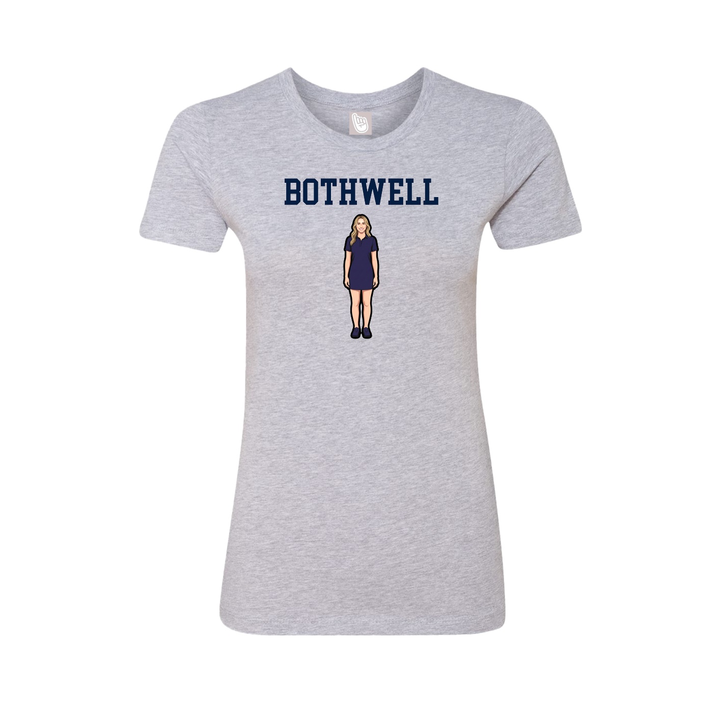 Fitted Women's Tee — Shirsey in Grey