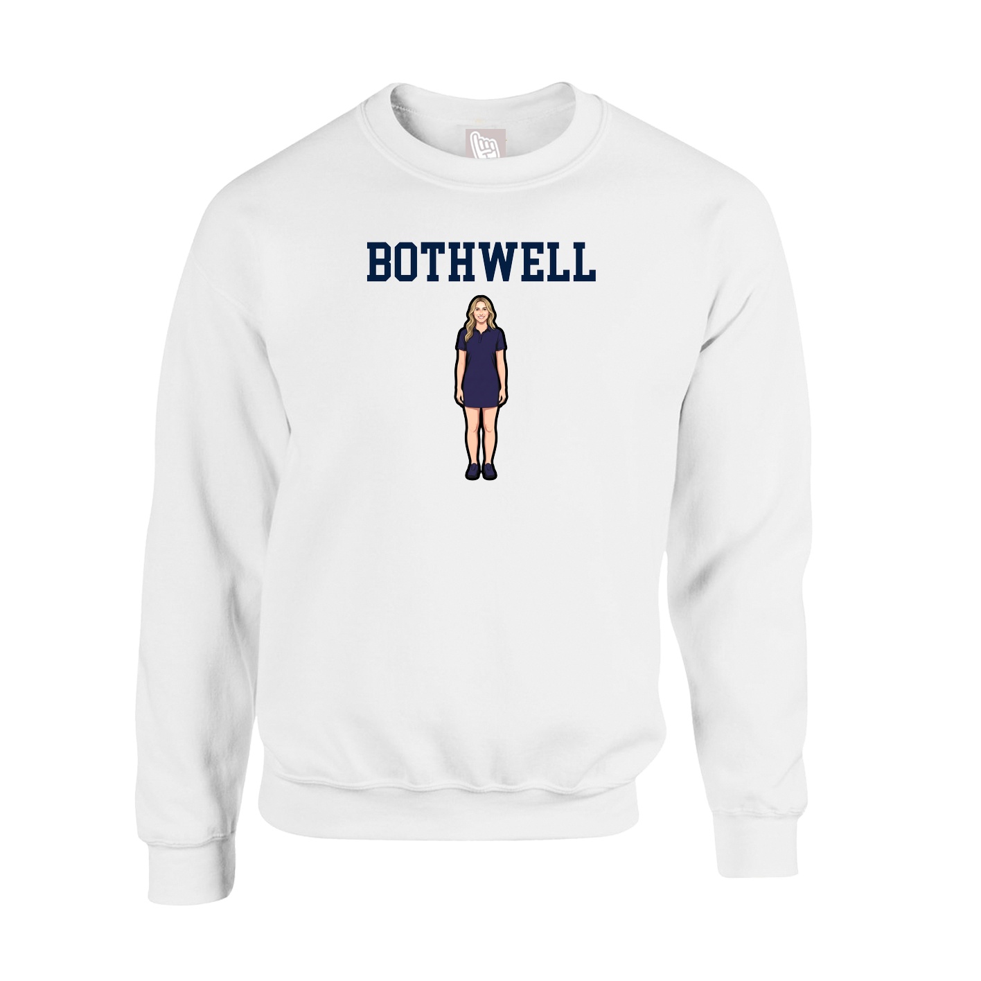 Fleece Crew — Shirsey in White